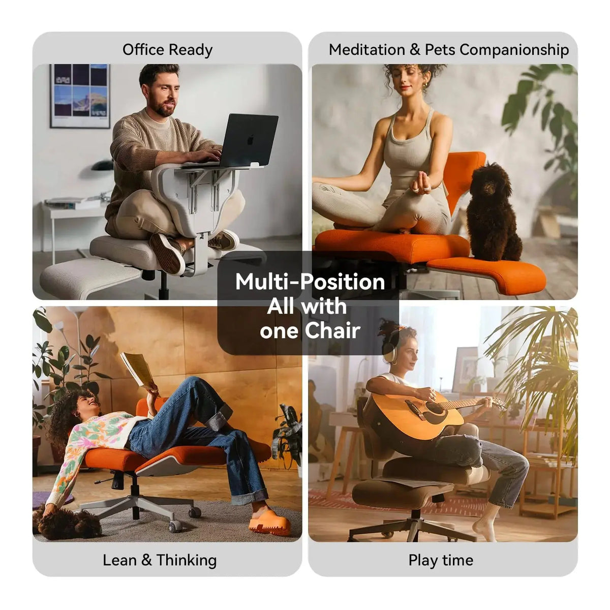 Drogo Freedom-X Multi-Position Cross Legged Office Chair Drogo India