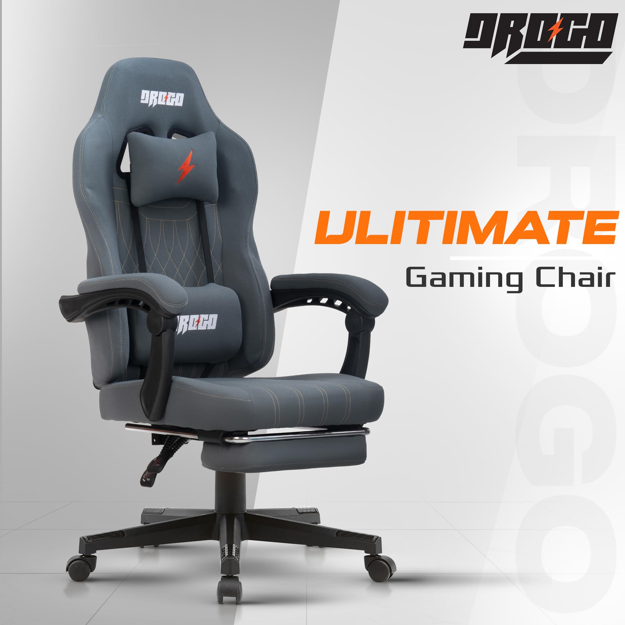 Drogo Apex Ergonomic Gaming Chair, Highback Computer Chair with Linkage Armrest