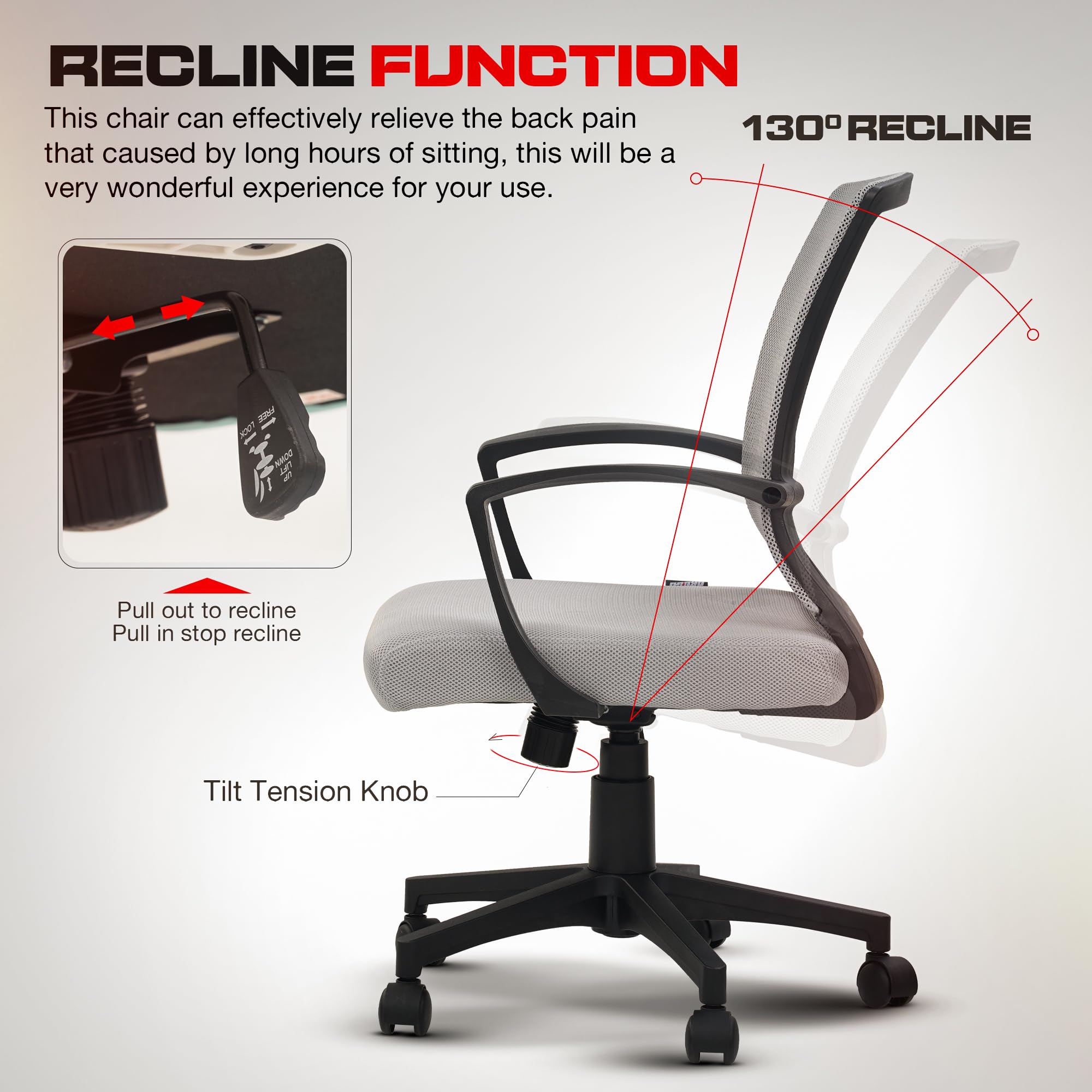 Drogo ComfortWing Ergonomic Office Chair for Work from Home