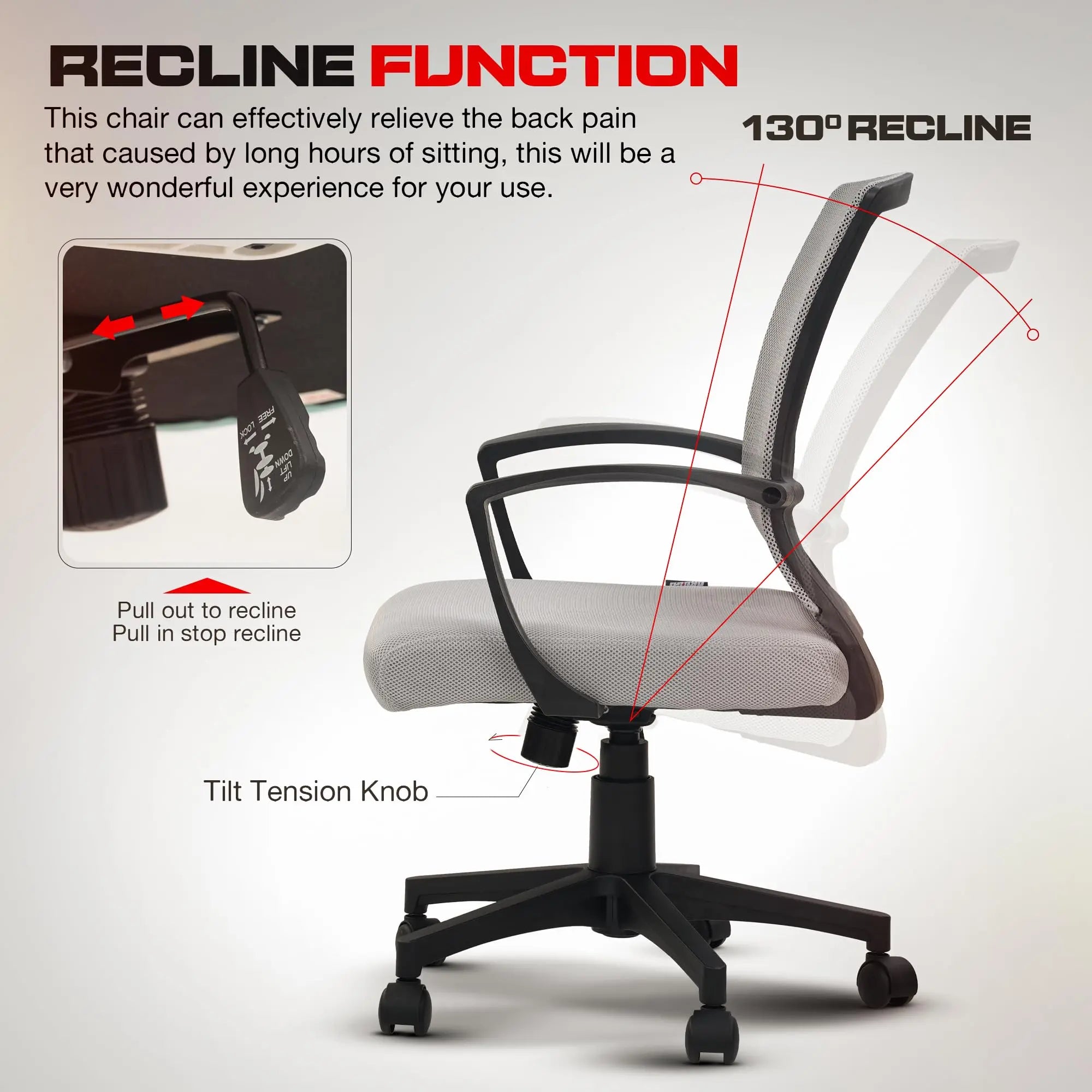 Drogo ComfortWing Ergonomic Office Chair for Work from Home Desk Chair Drogo India