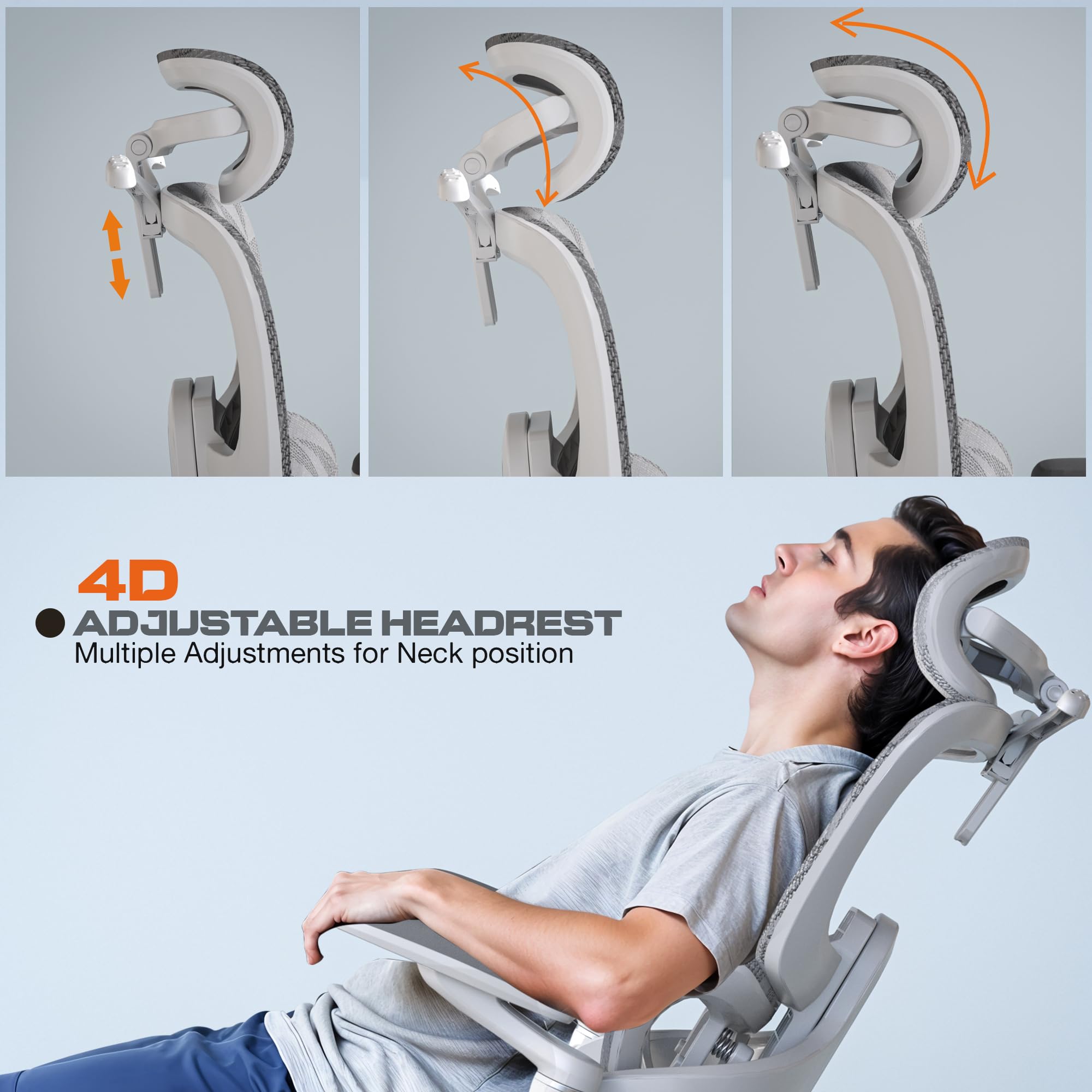Drogo Evo Lounge Office Chair for Work from Home, Ergonomic Computer Chair