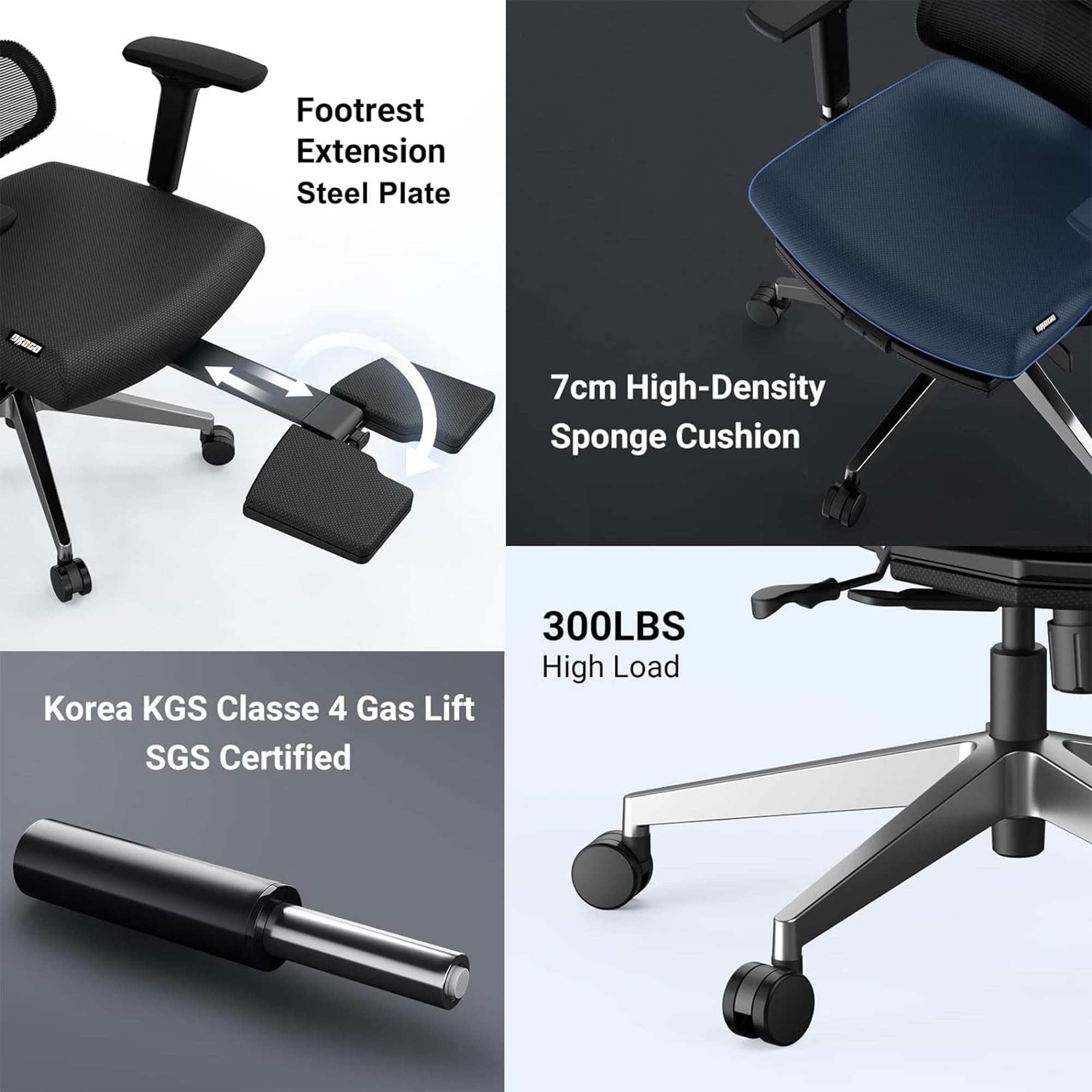 Drogo SitSmart Ergonomic Office Chair for Work from Home