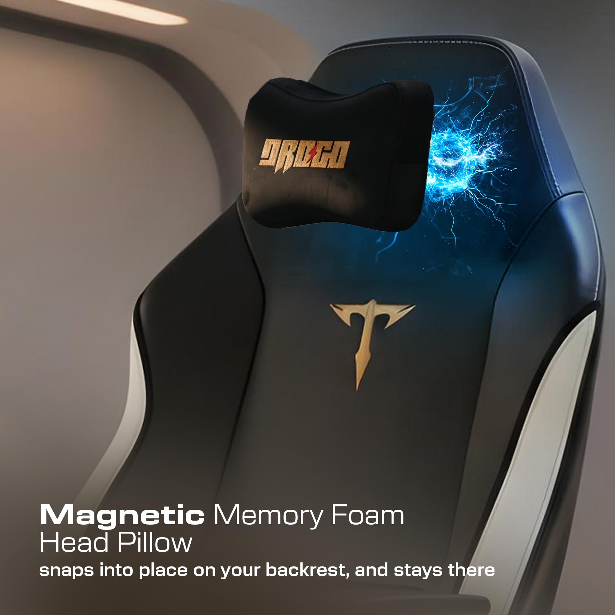 Drogo Titan Leto Ergonomic Gaming Chair with Hybrid Leatherette Fabric