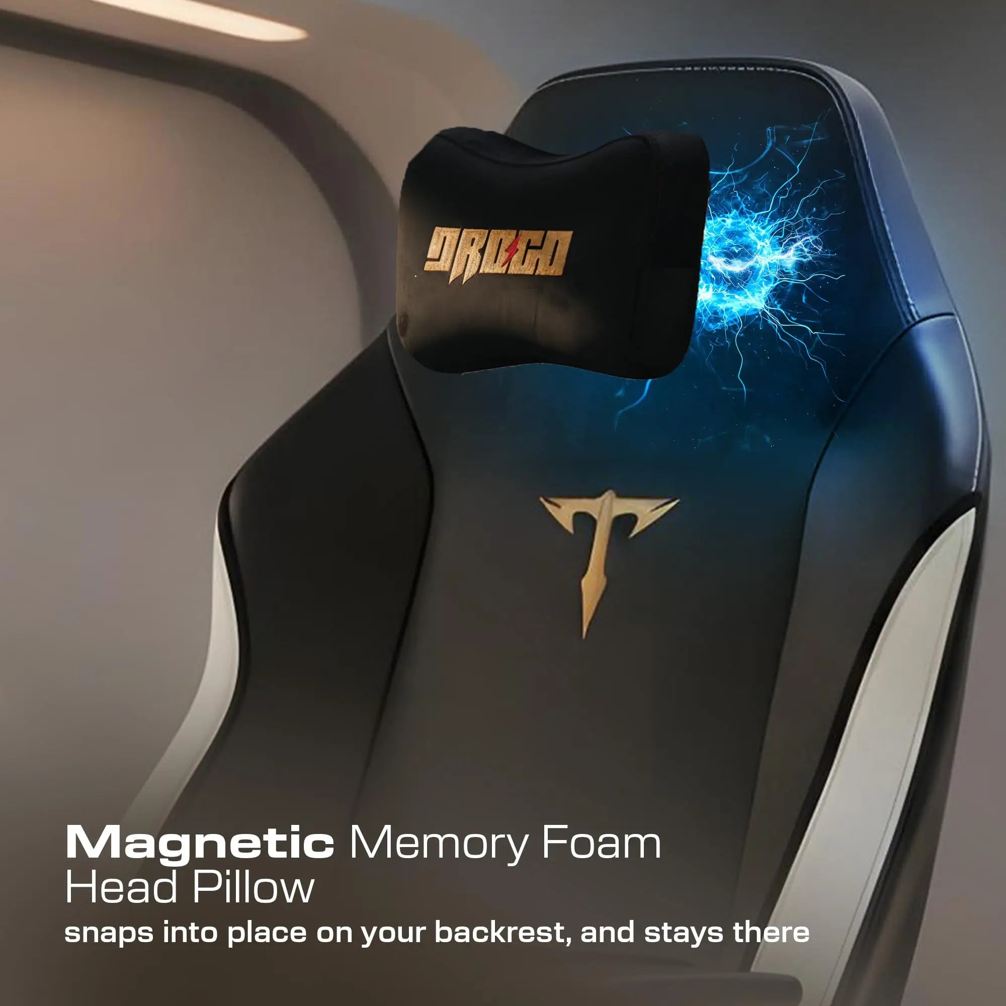 Drogo Titan Leto Ergonomic Gaming Chair with Hybrid Leatherette Fabric Drogo Ergonomics