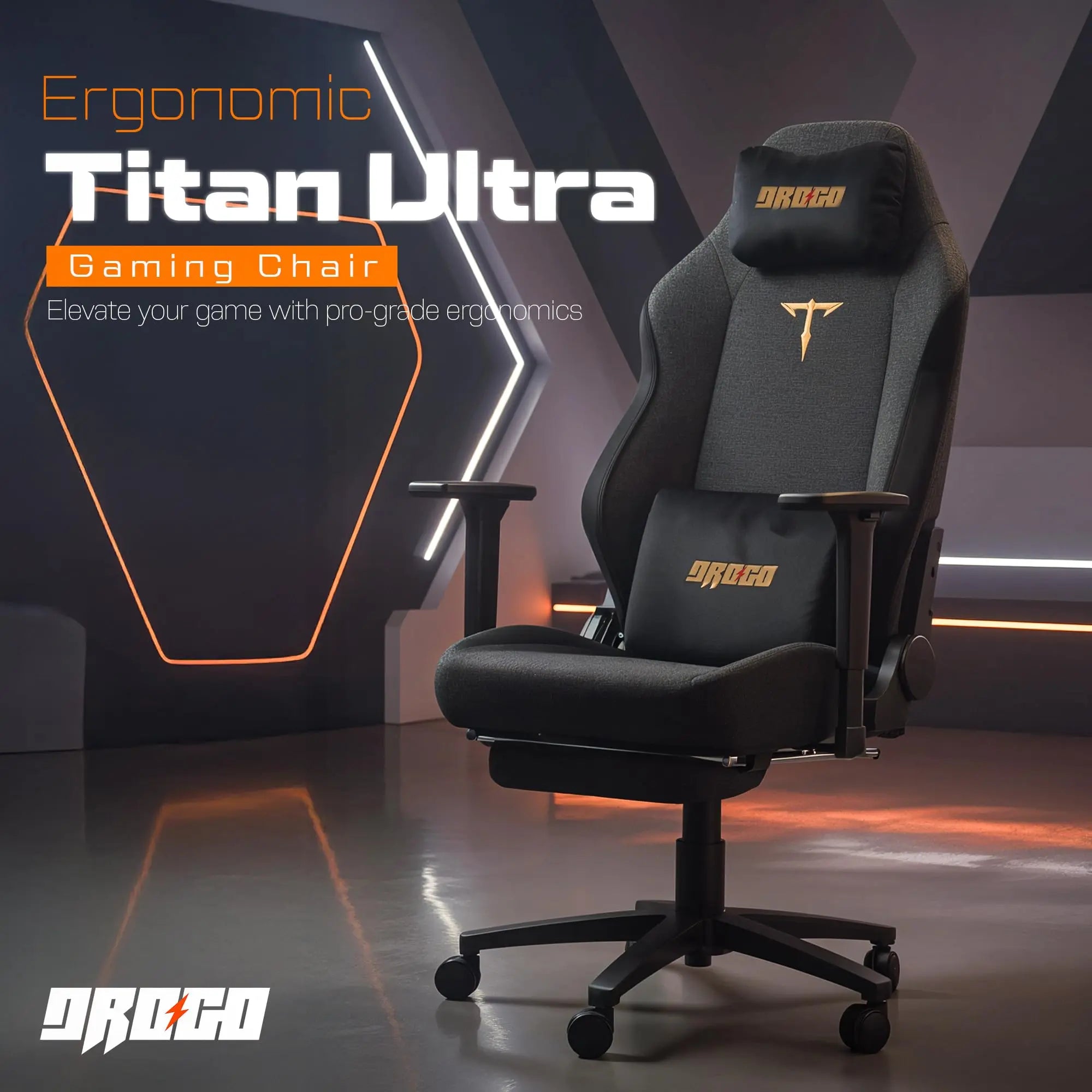 Drogo Titan Ultra Ergonomic Gaming Chair with Soft Weave Mesh Fabric Drogo India
