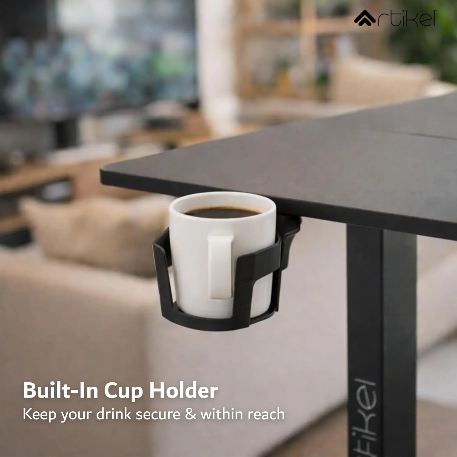 Drogo Manova Height Adjustable Table for Office Work Manual Adjustable Desk (140X60Cm) Drogo India