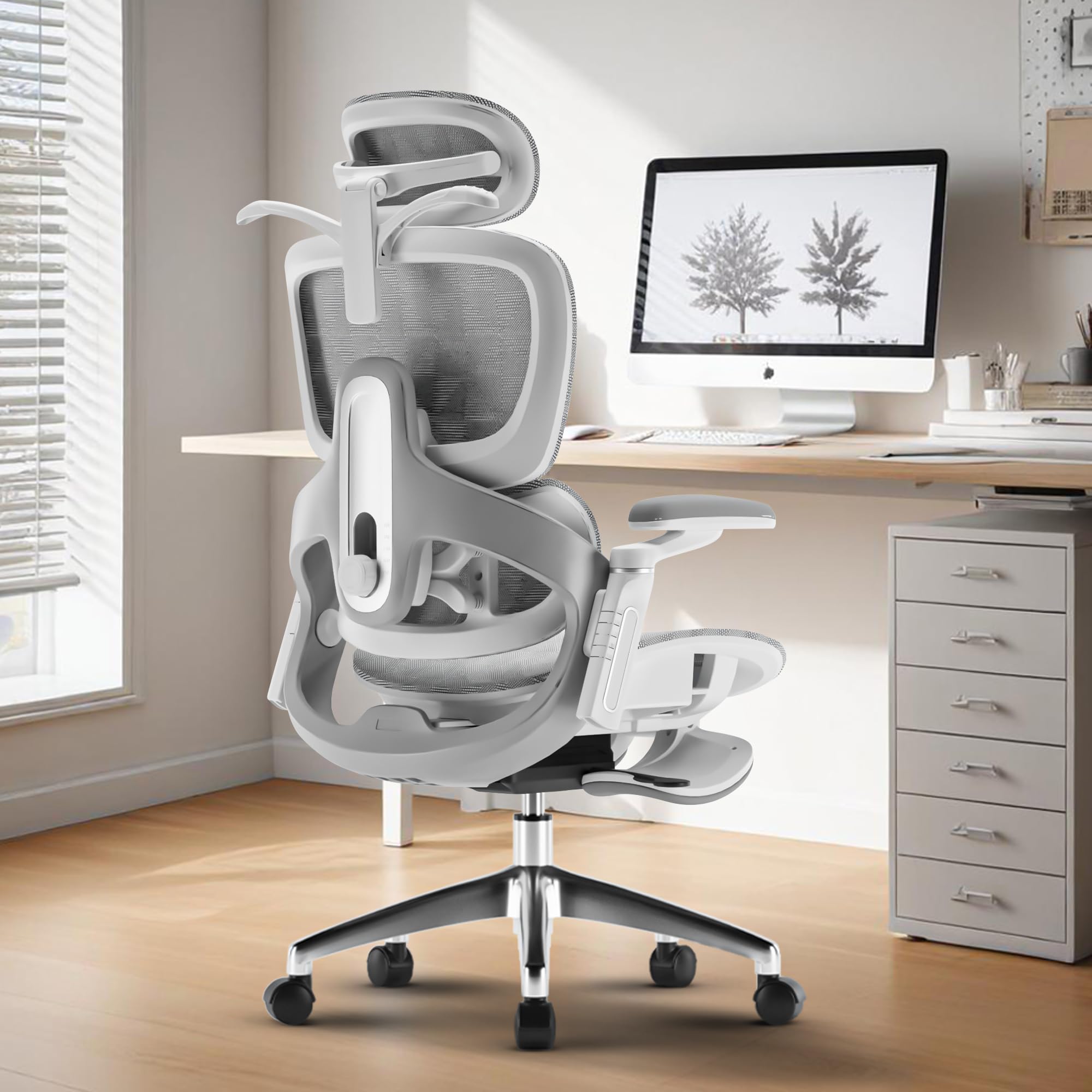 Drogo Evo Lounge Office Chair for Work from Home, Chair for Study with Breathable Mesh