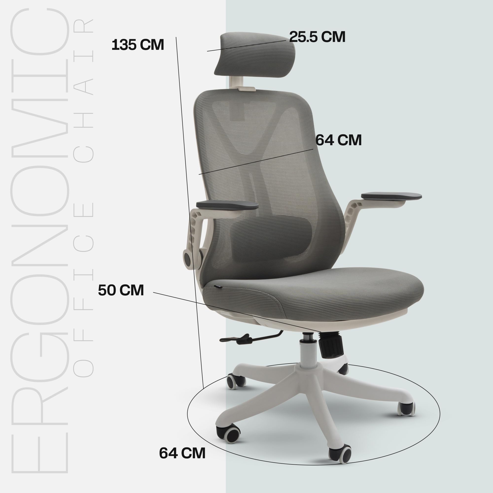 Drogo ComfortFlex Premium Ergonomic Office Chair for Work from Home