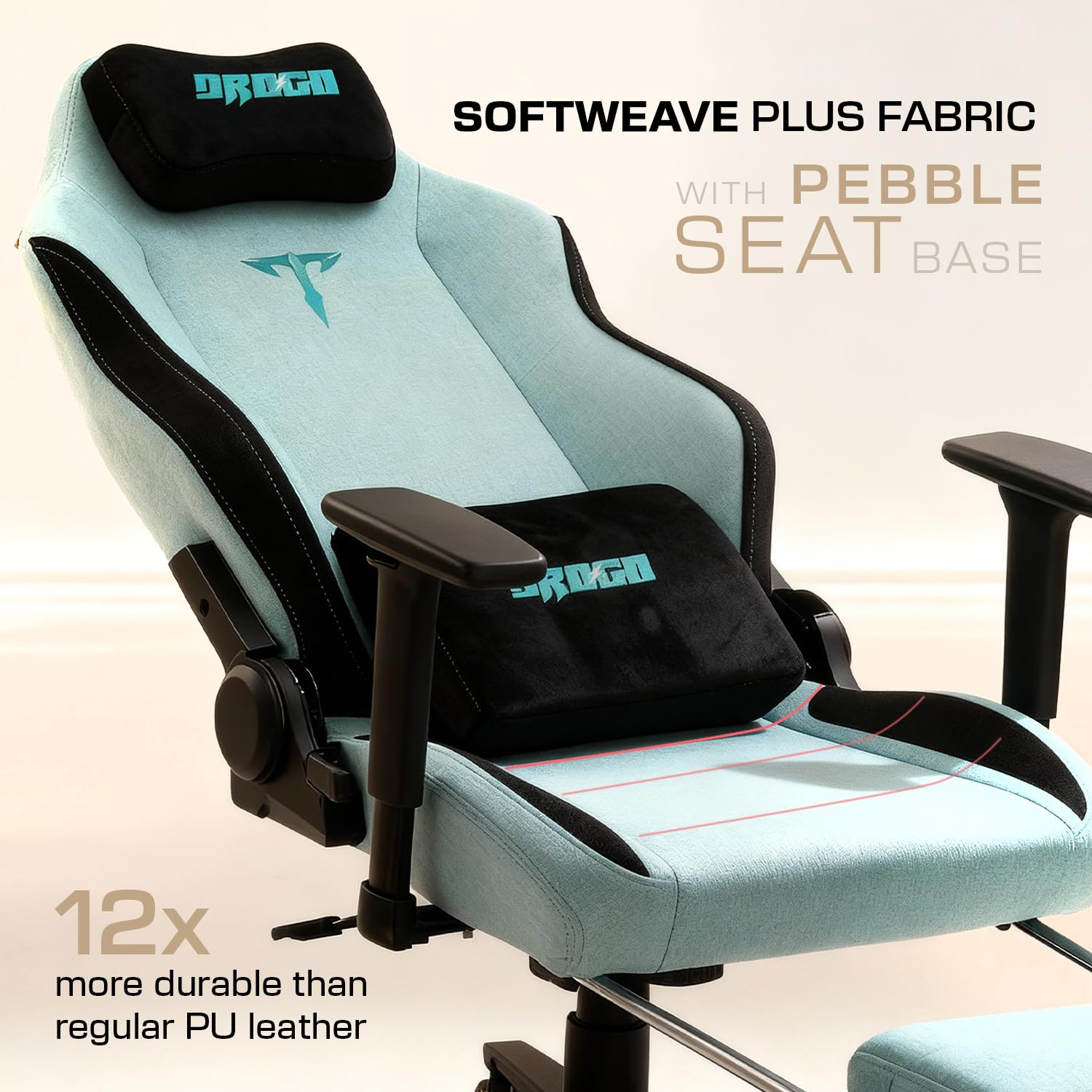 Drogo Titan Ultra Ergonomic Gaming Chair with Soft Weave Mesh Fabric