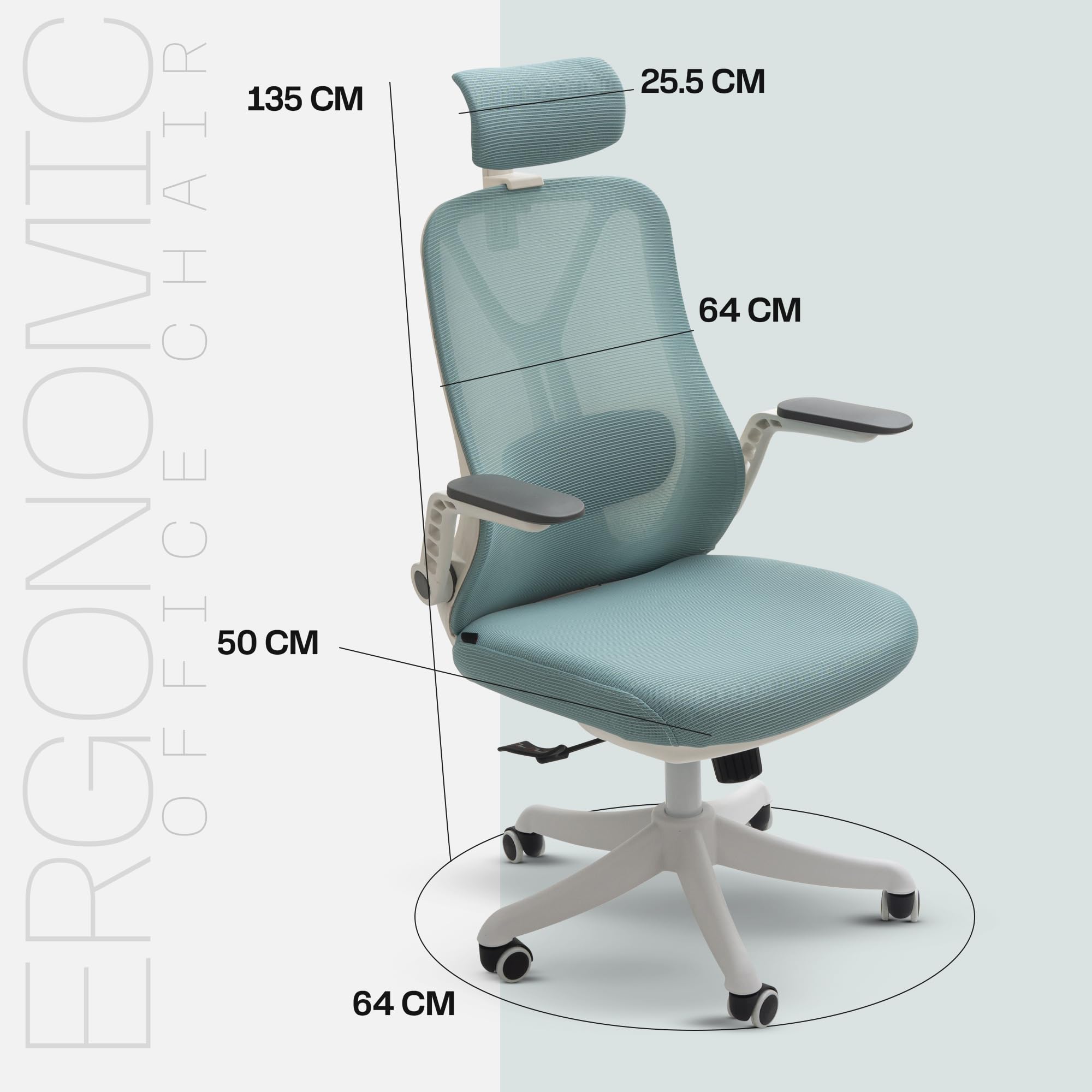 Drogo ComfortFlex Premium Ergonomic Office Chair for Work from Home
