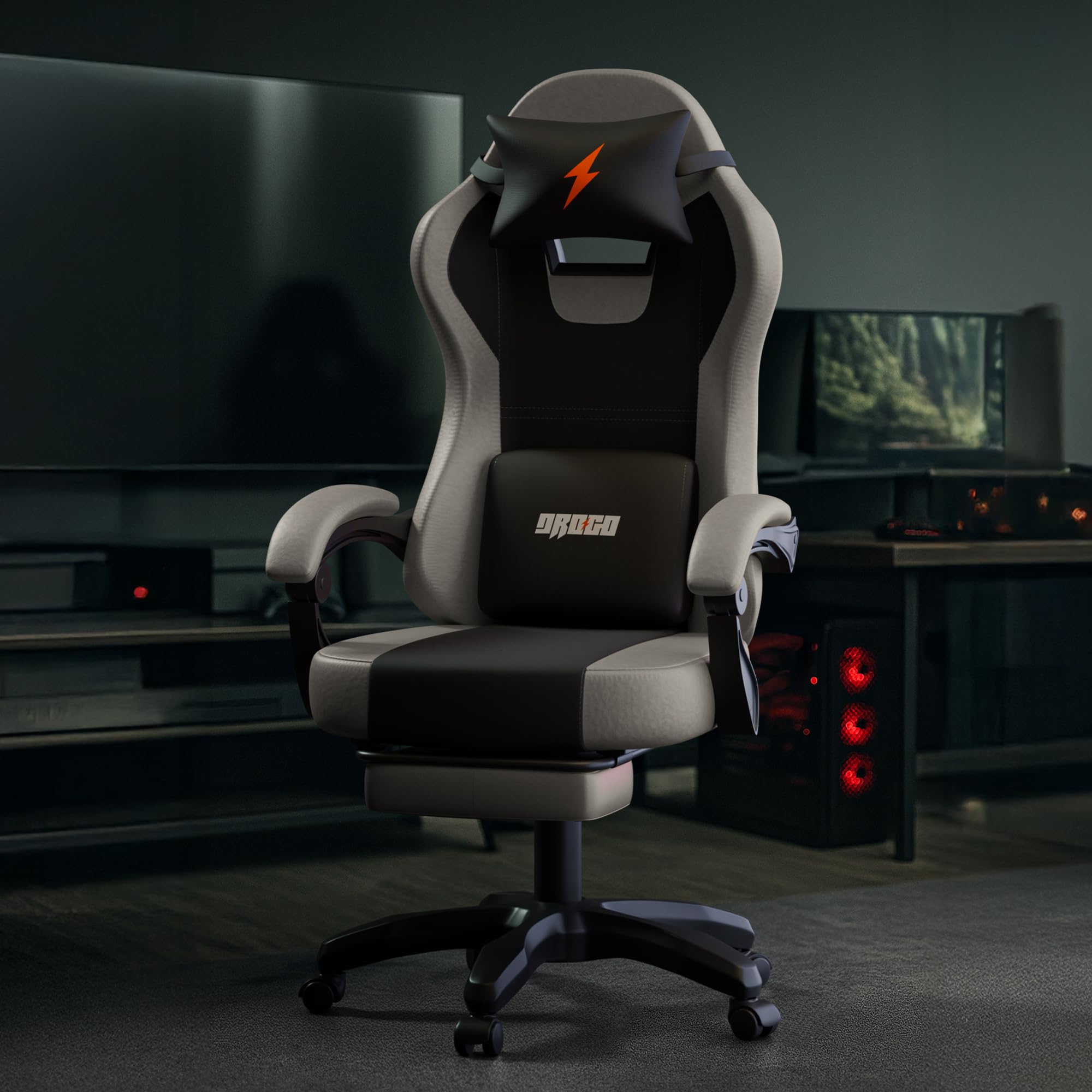 Drogo Aura Ergonomic Gaming Chair with Premium PU Leather Fabric