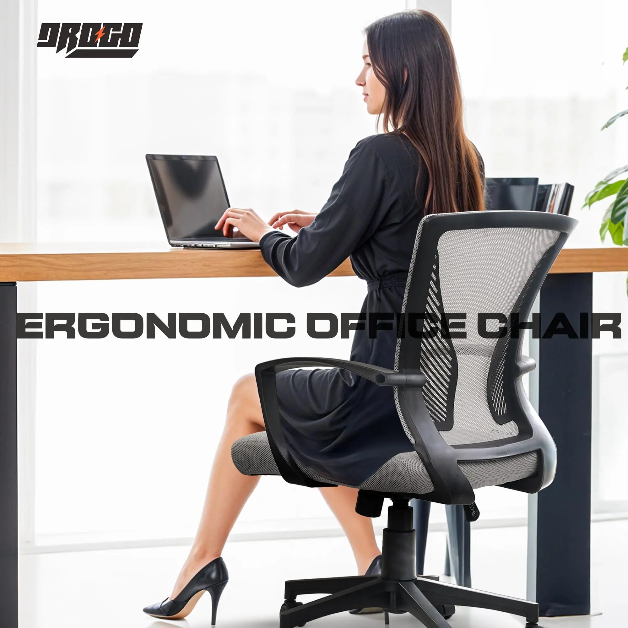 Drogo ComfortWing Ergonomic Office Chair for Work from Home Desk Chair Drogo India