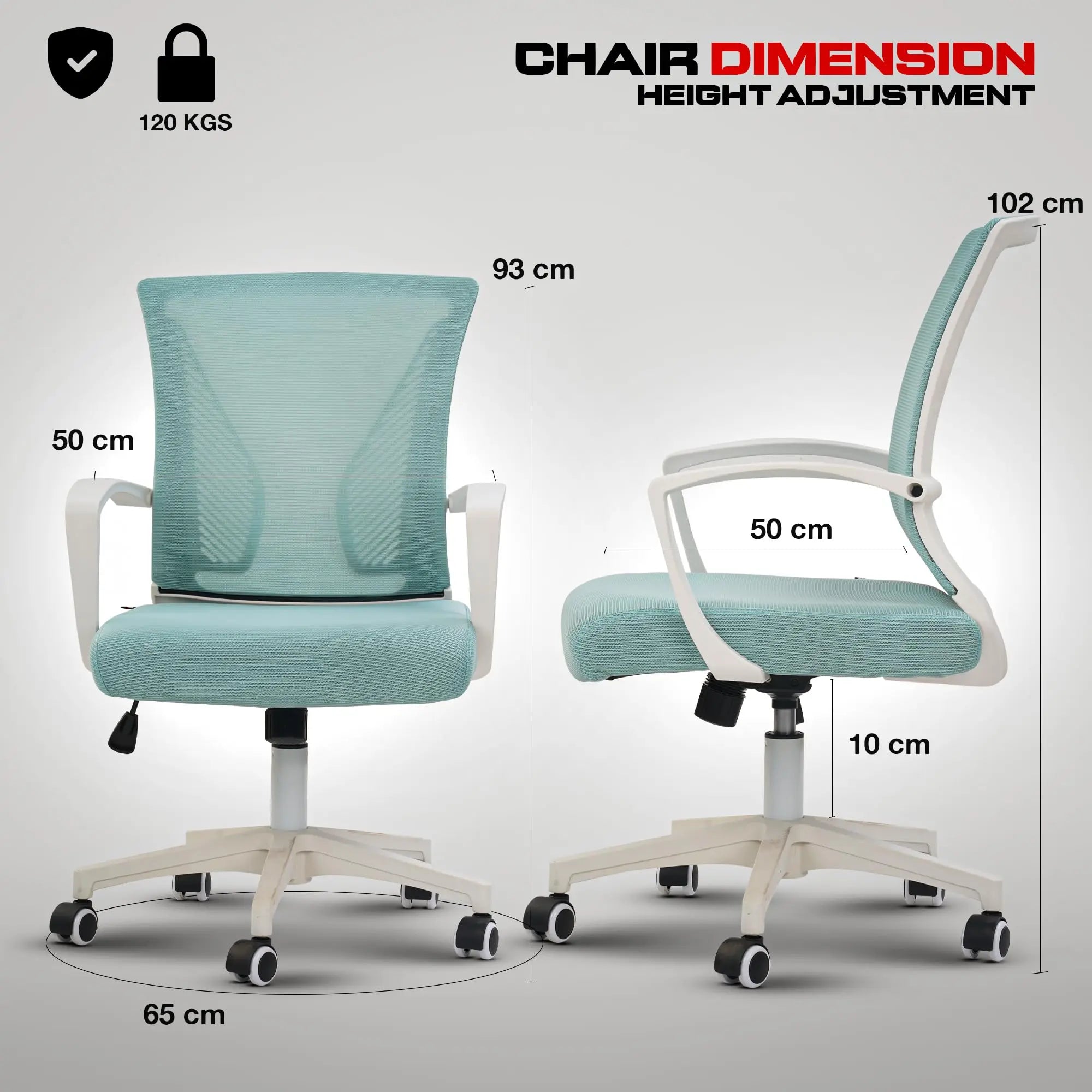 Drogo ComfortWing Ergonomic Office Chair for Work from Home Desk Chair Drogo India