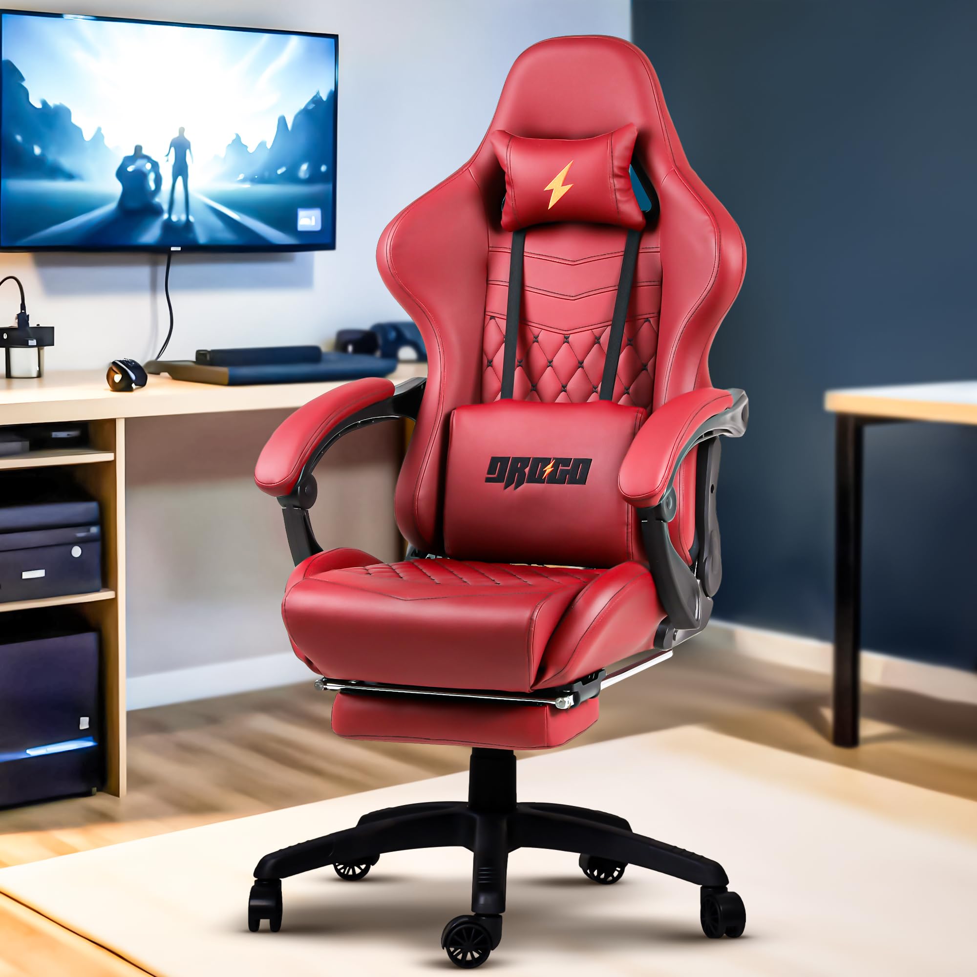 Drogo Emperor Series Multi-Purpose Ergonomic Gaming Chair with 7 Way Adjustable Seat