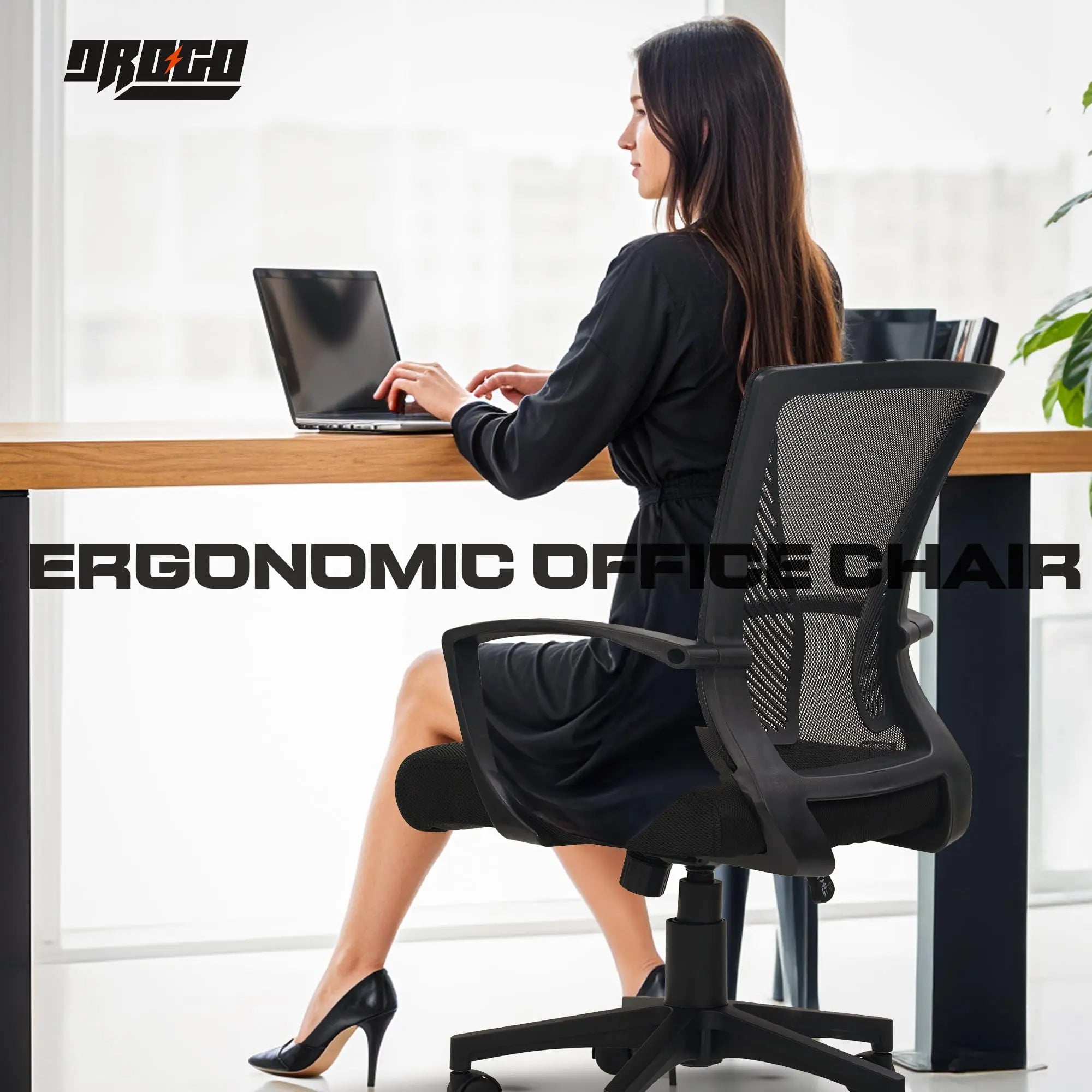 Drogo ComfortWing Ergonomic Office Chair for Work from Home Desk Chair Drogo India