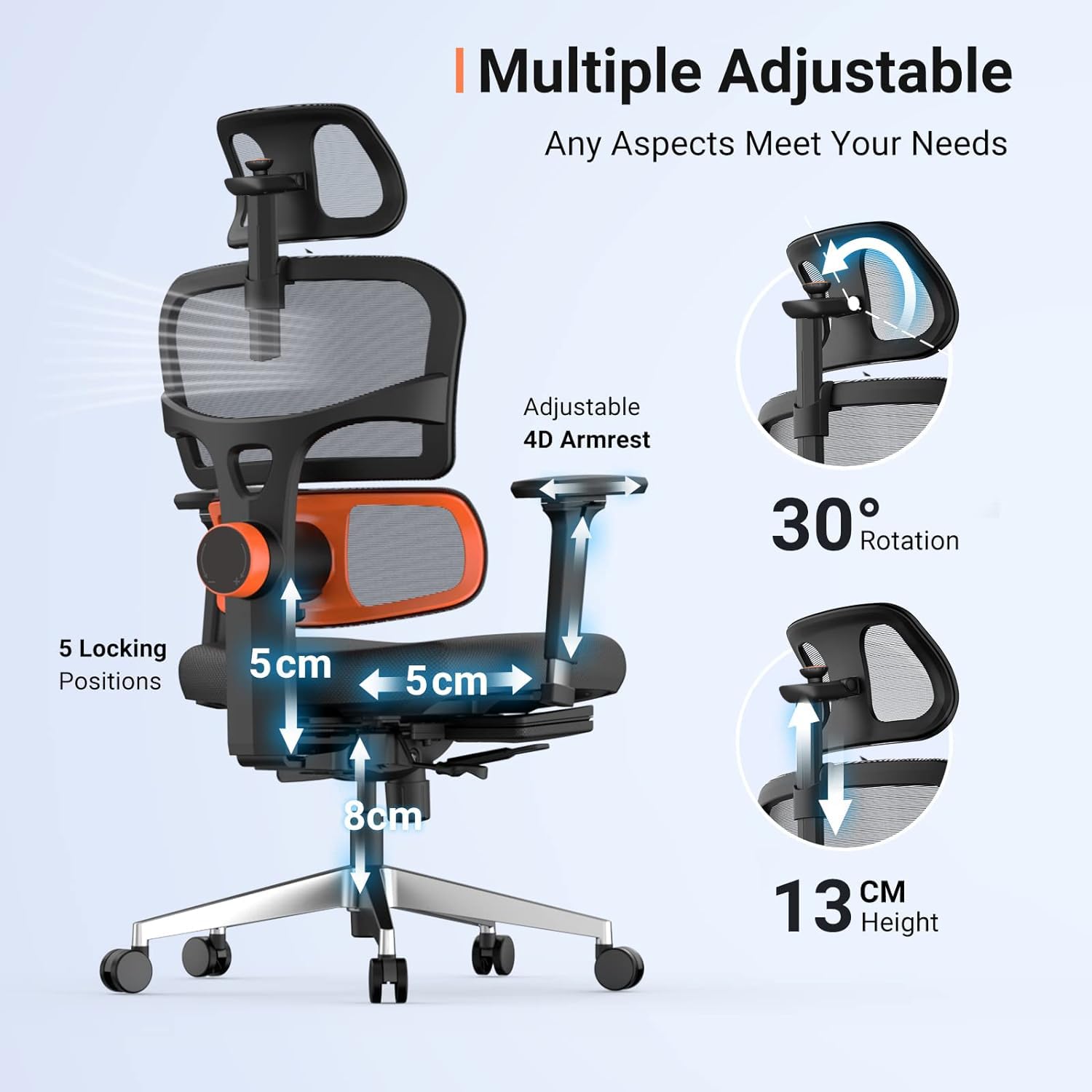 Drogo SitSmart Ergonomic Office Chair for Work from Home