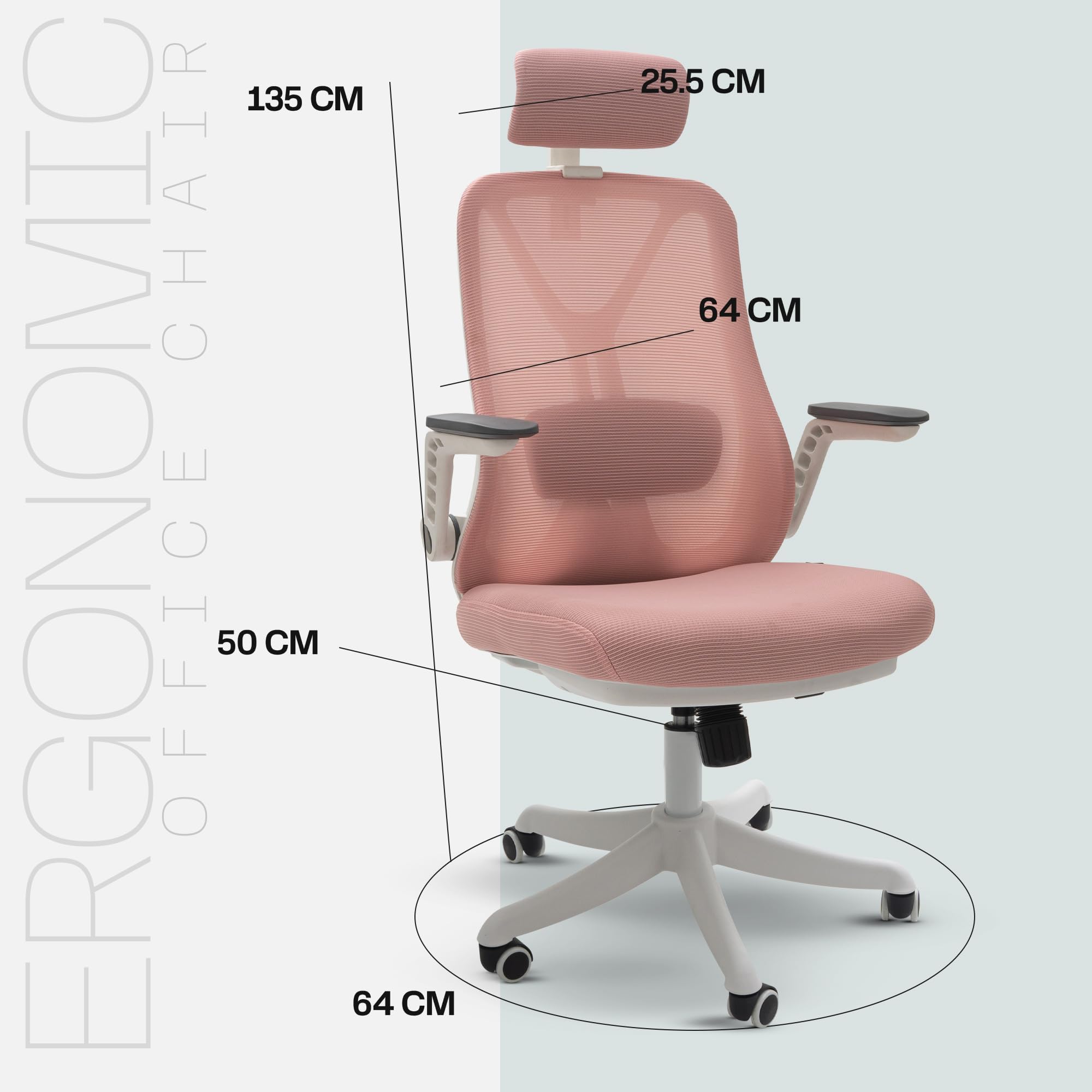 Drogo ComfortFlex Premium Ergonomic Office Chair for Work from Home