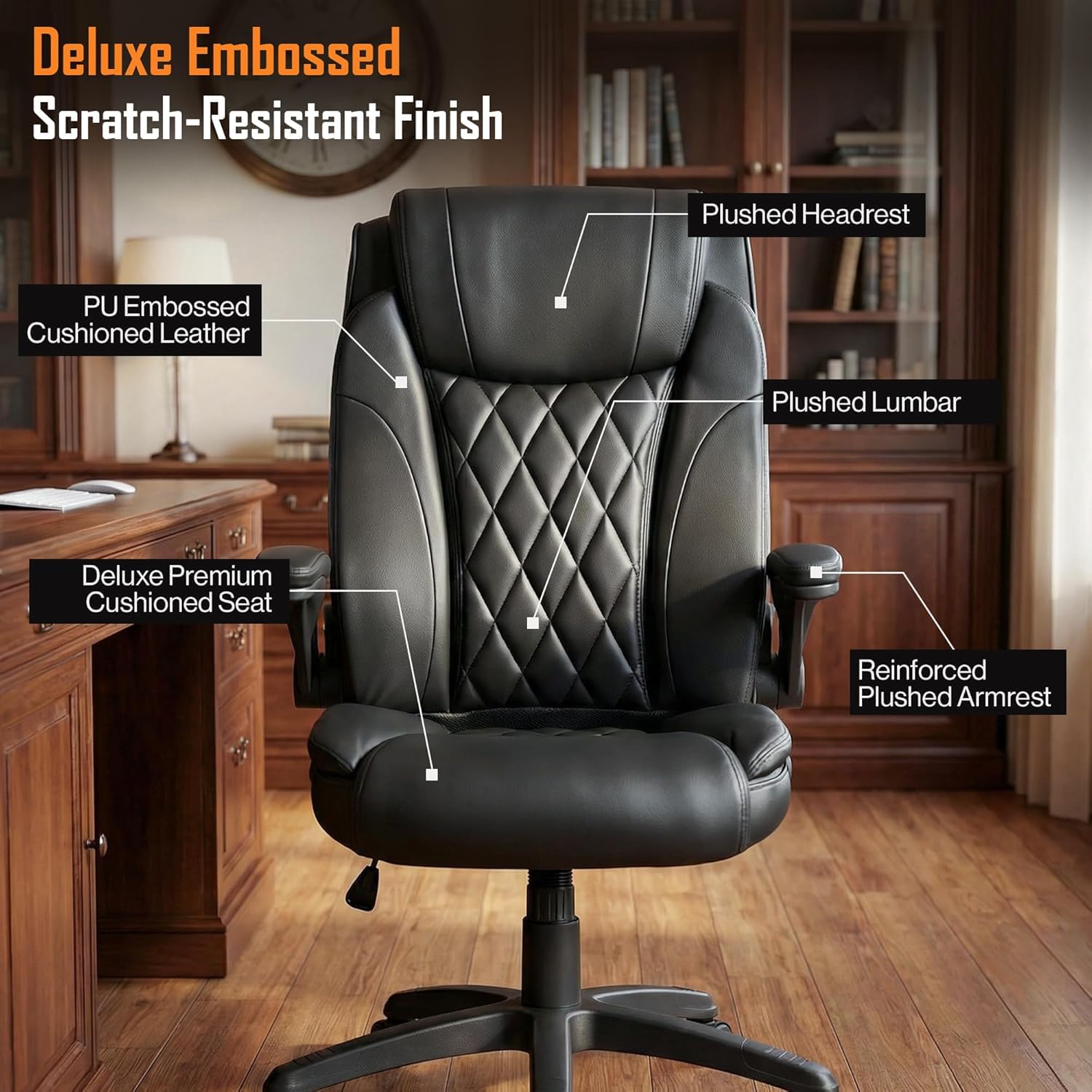 Drogo Dominus Ergonomic Leather Office Chair