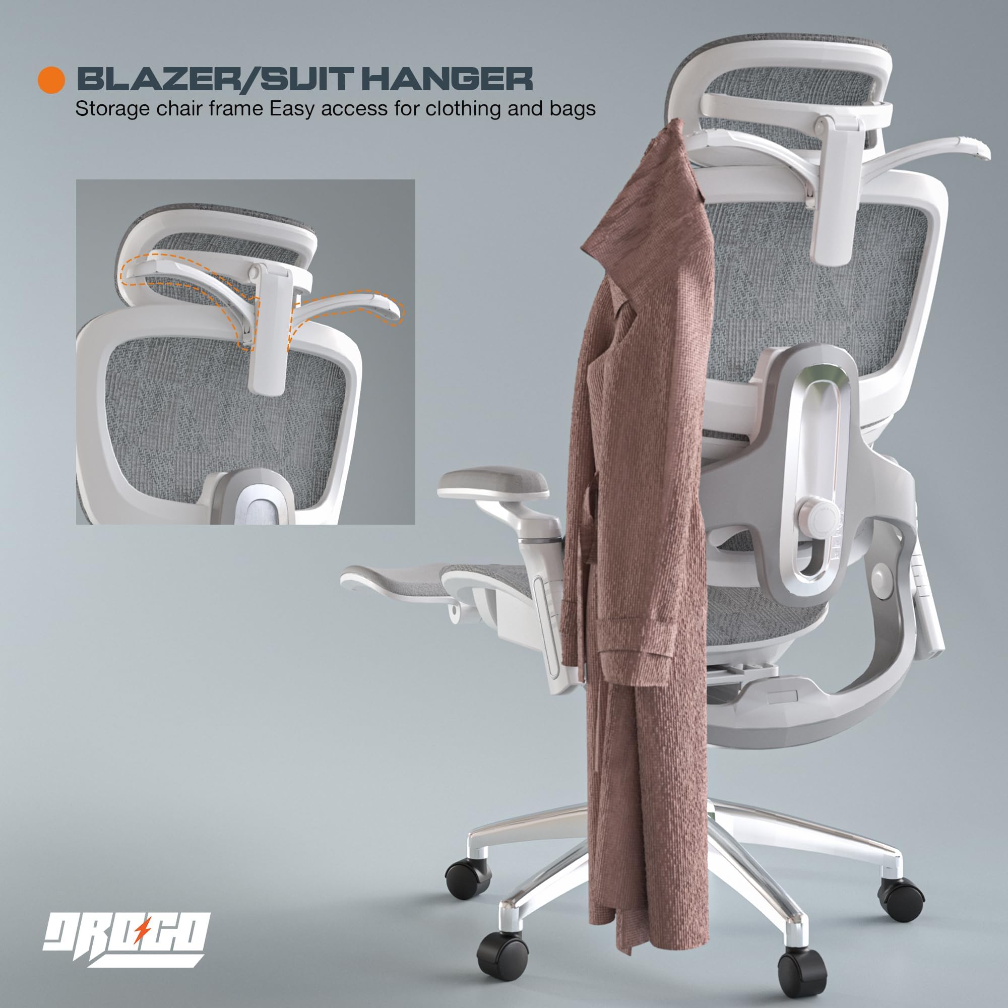 Drogo Evo Lounge Office Chair for Work from Home, Ergonomic Computer Chair