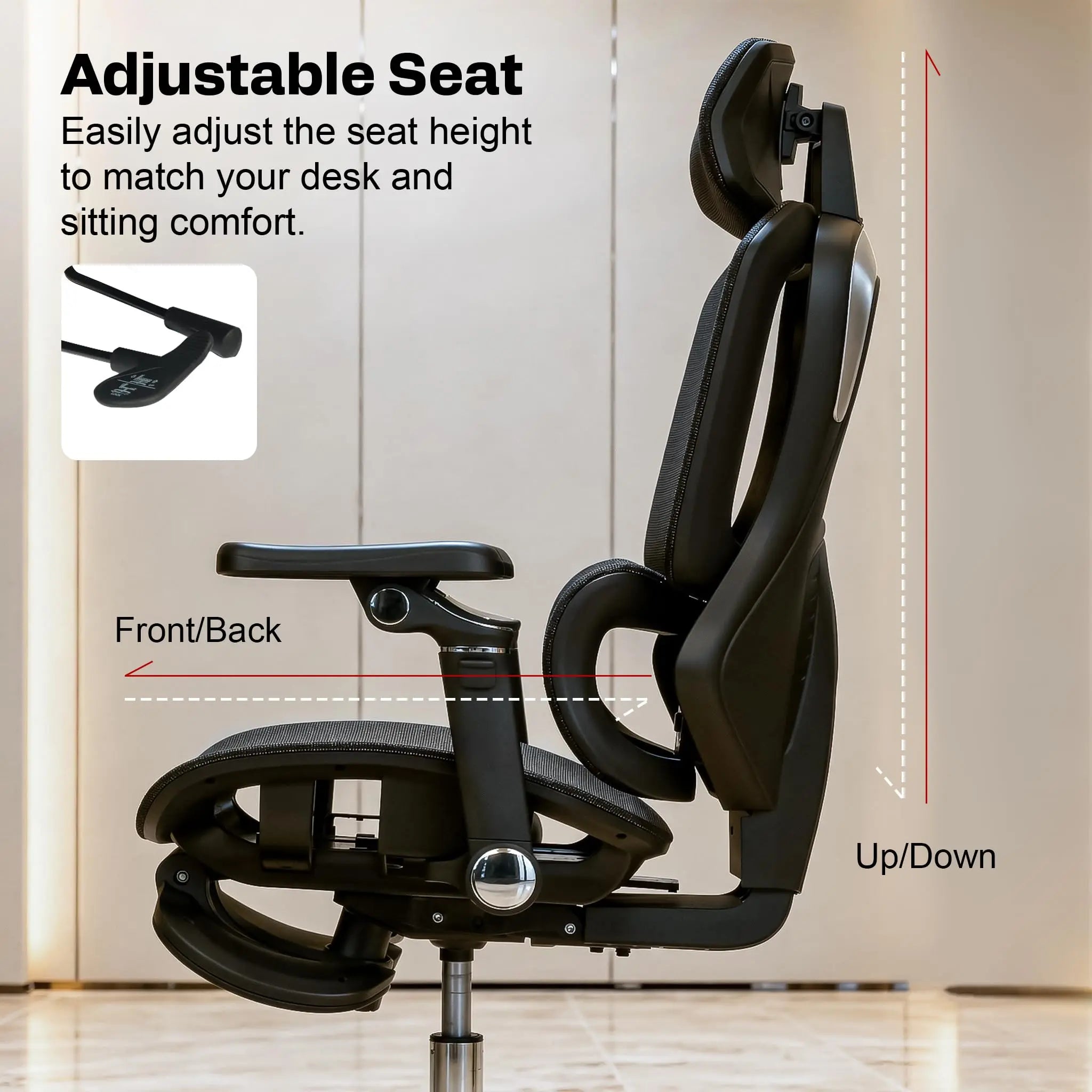 Drogo Magnus Ergonomic Office Chair for Work from Home Drogo India