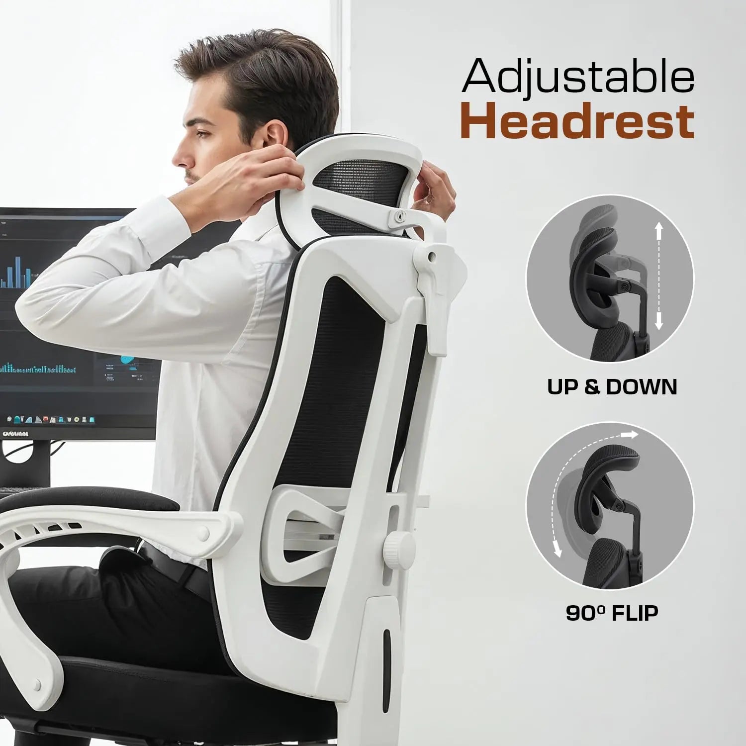 Drogo Flexo Ergonomic Office Chair For Work From Home With Breathable Mesh Drogo Ergonomics