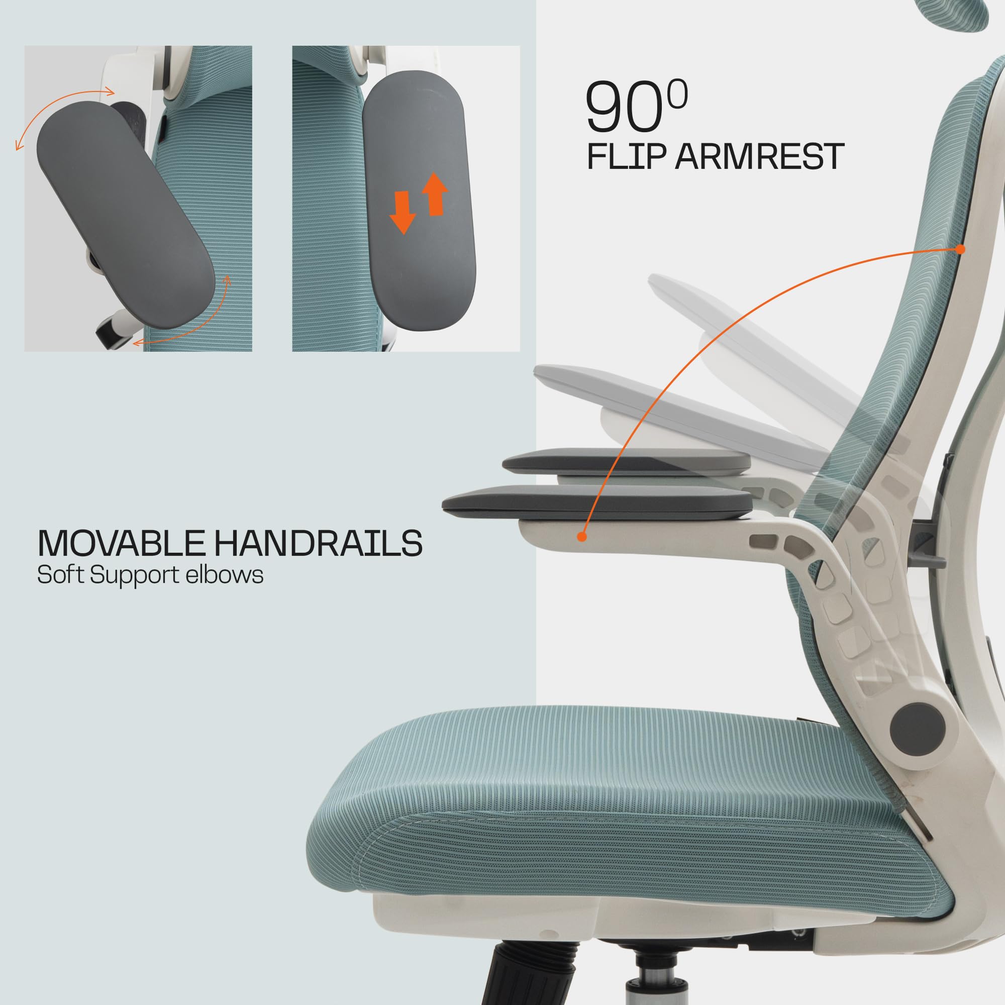 Drogo ComfortFlex Premium Ergonomic Office Chair for Work from Home