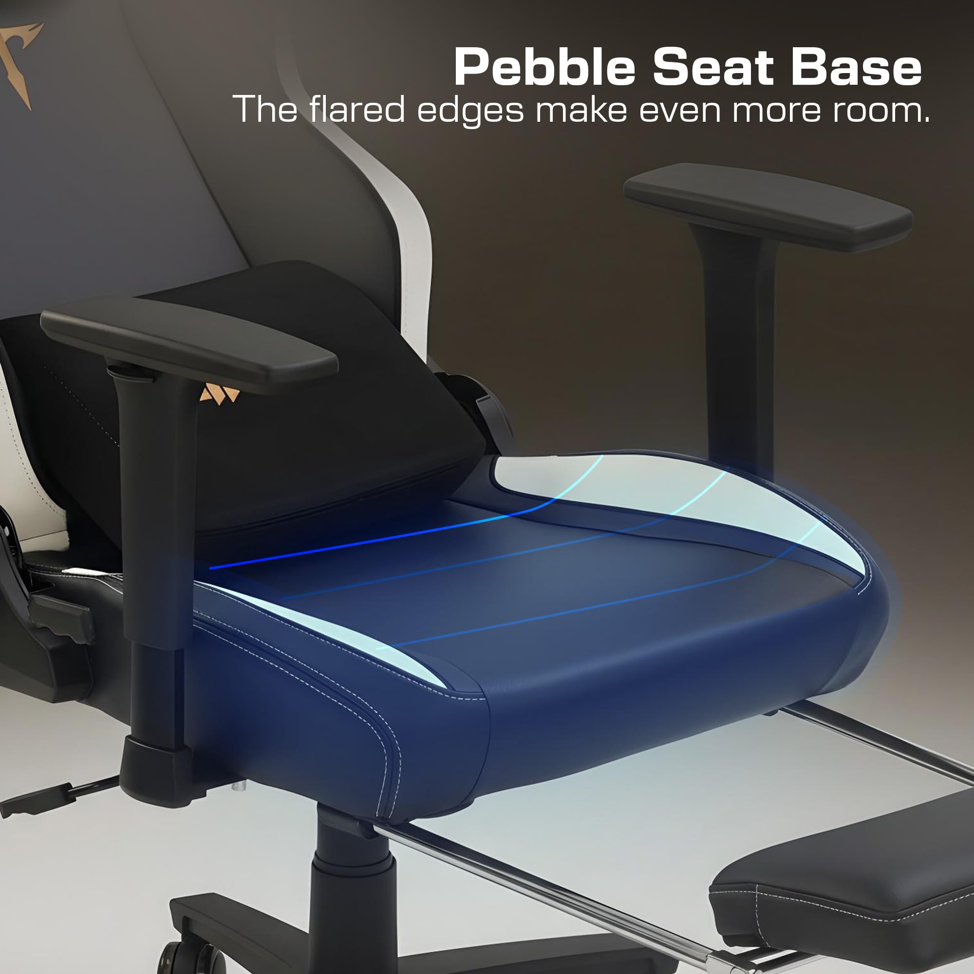 Drogo Titan Leto Ergonomic Gaming Chair with Hybrid Leatherette Fabric