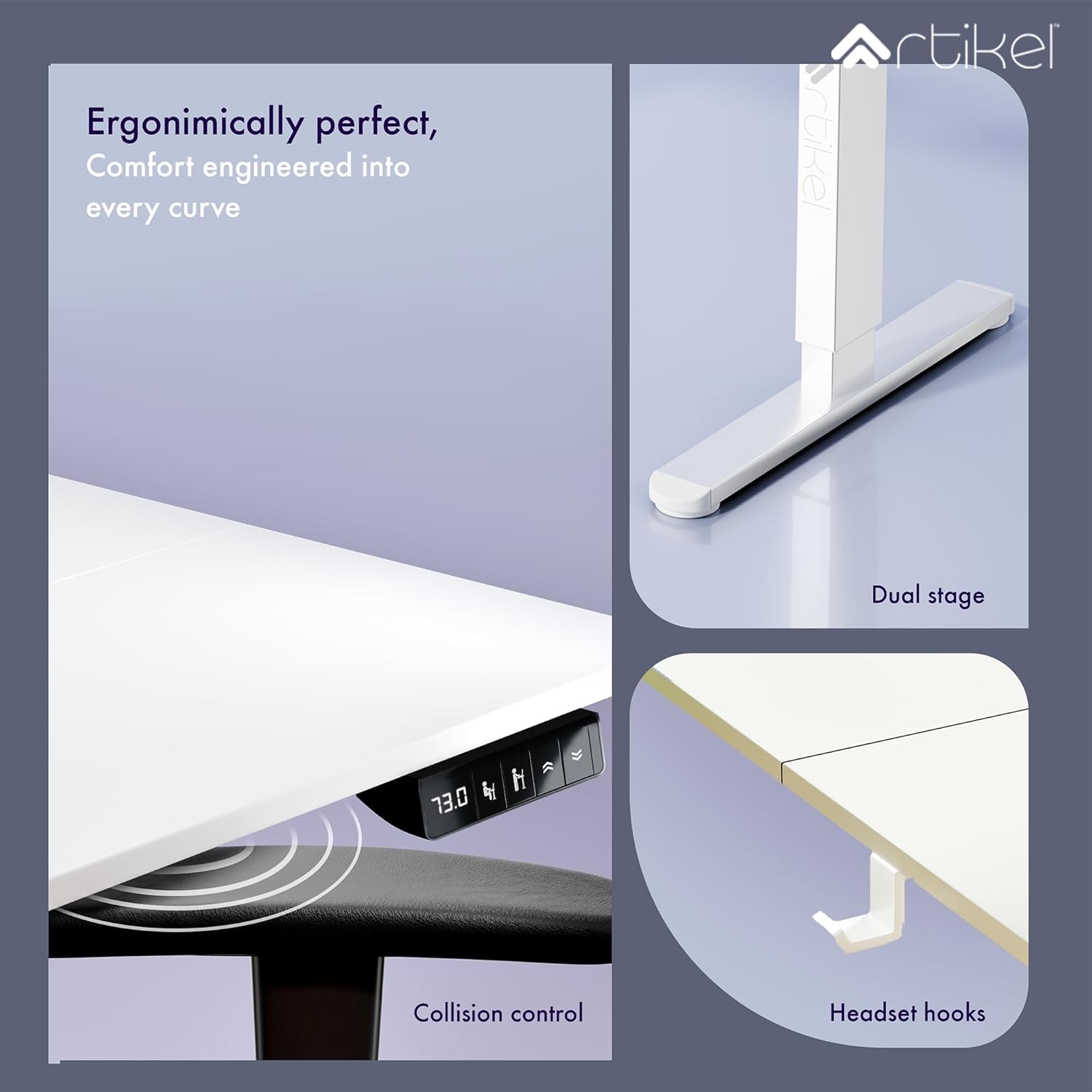 Drogo Eco Electric Height Adjustable Table for Office Work Drogo