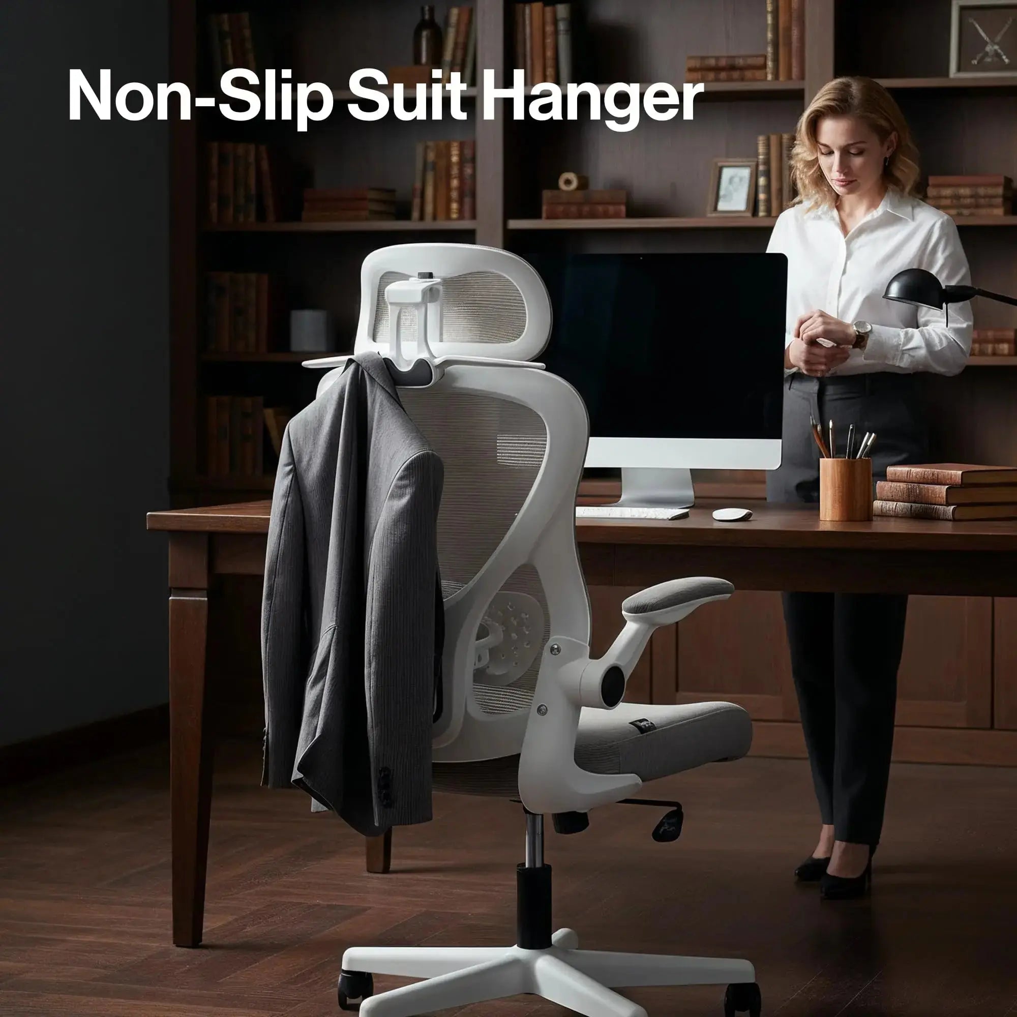 Drogo ErgoFlex Ergonomic Office Chair for Work from Home with Breathable Mesh, Flip-up Armrest Drogo Ergonomics