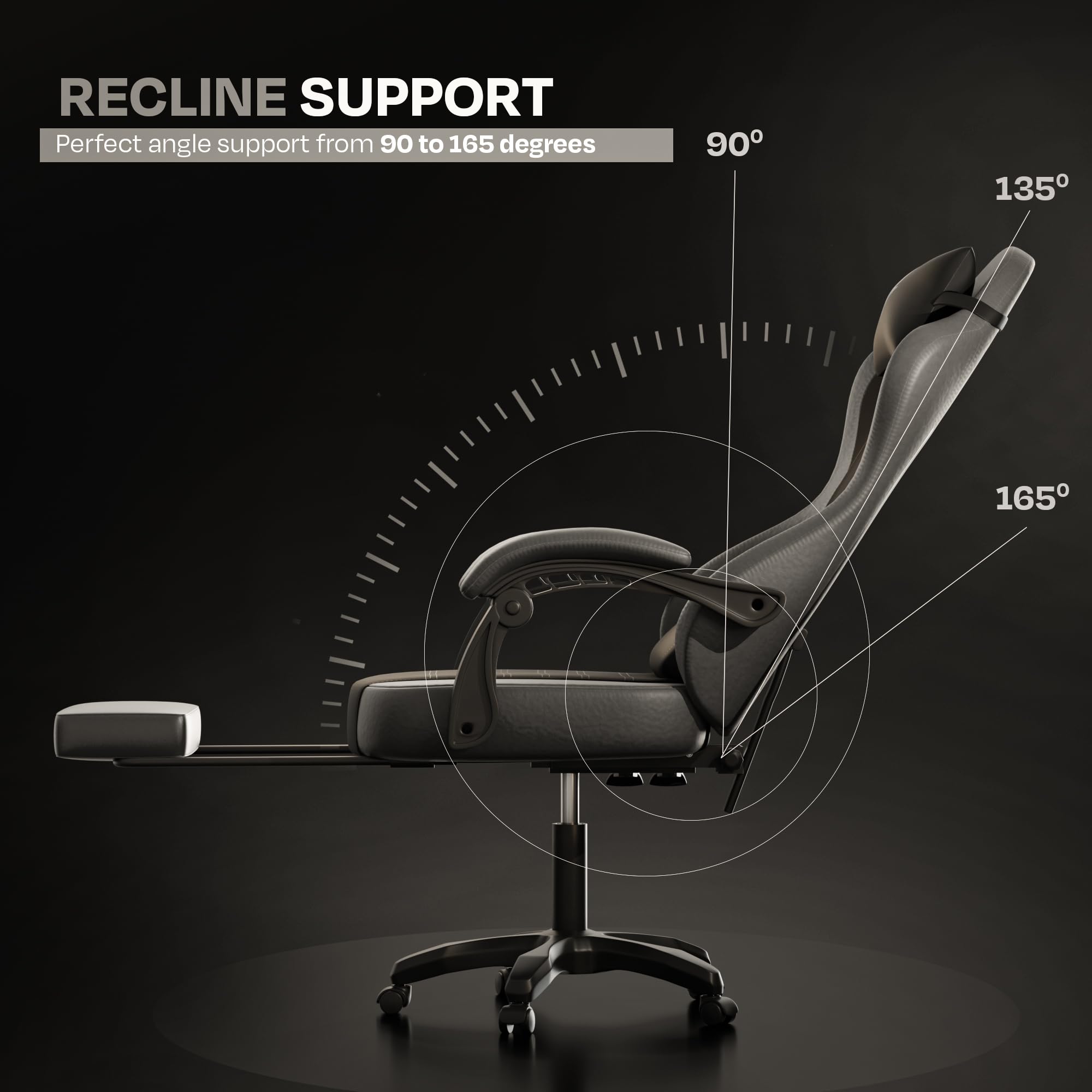 Drogo Aura Ergonomic Gaming Chair with Premium PU Leather Fabric