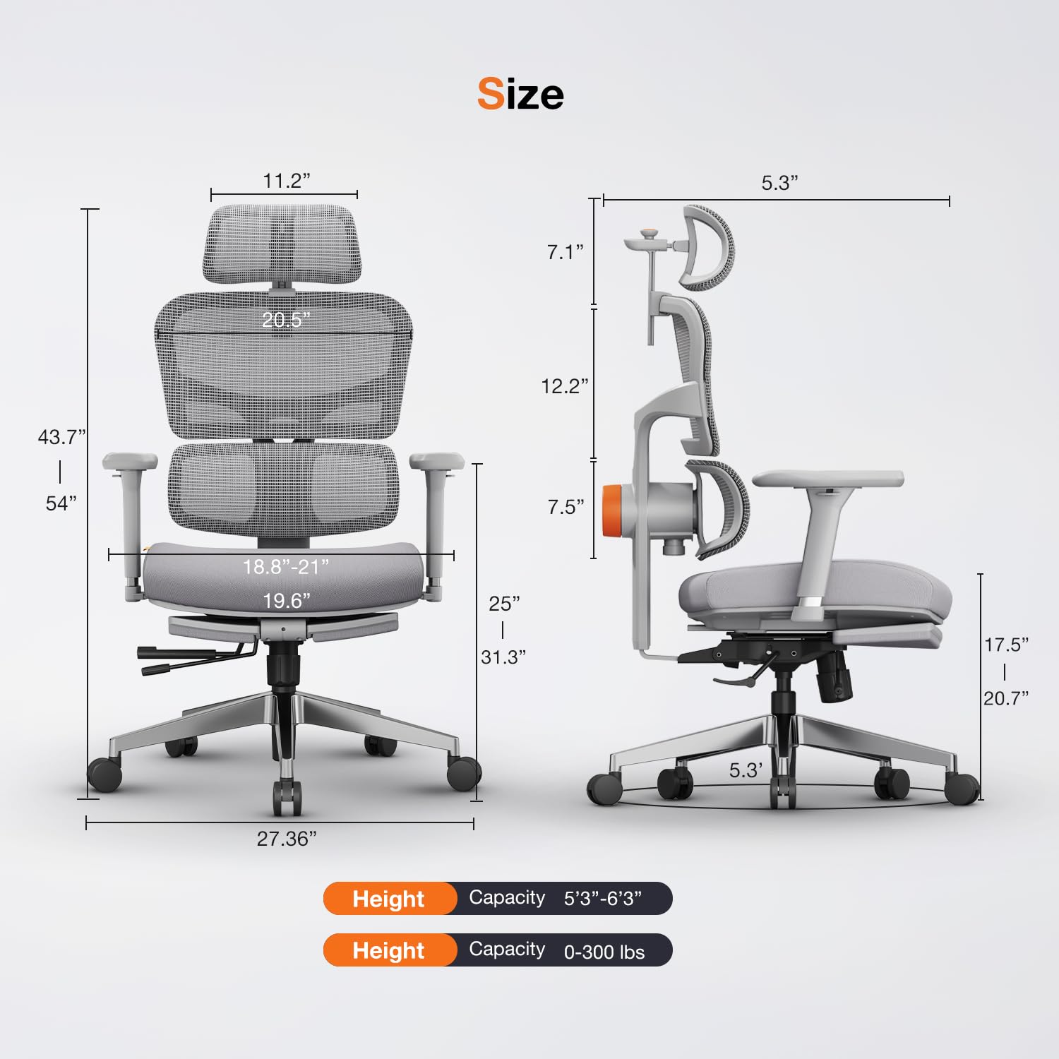 Drogo SitSmart Ergonomic Office Chair for Work from Home