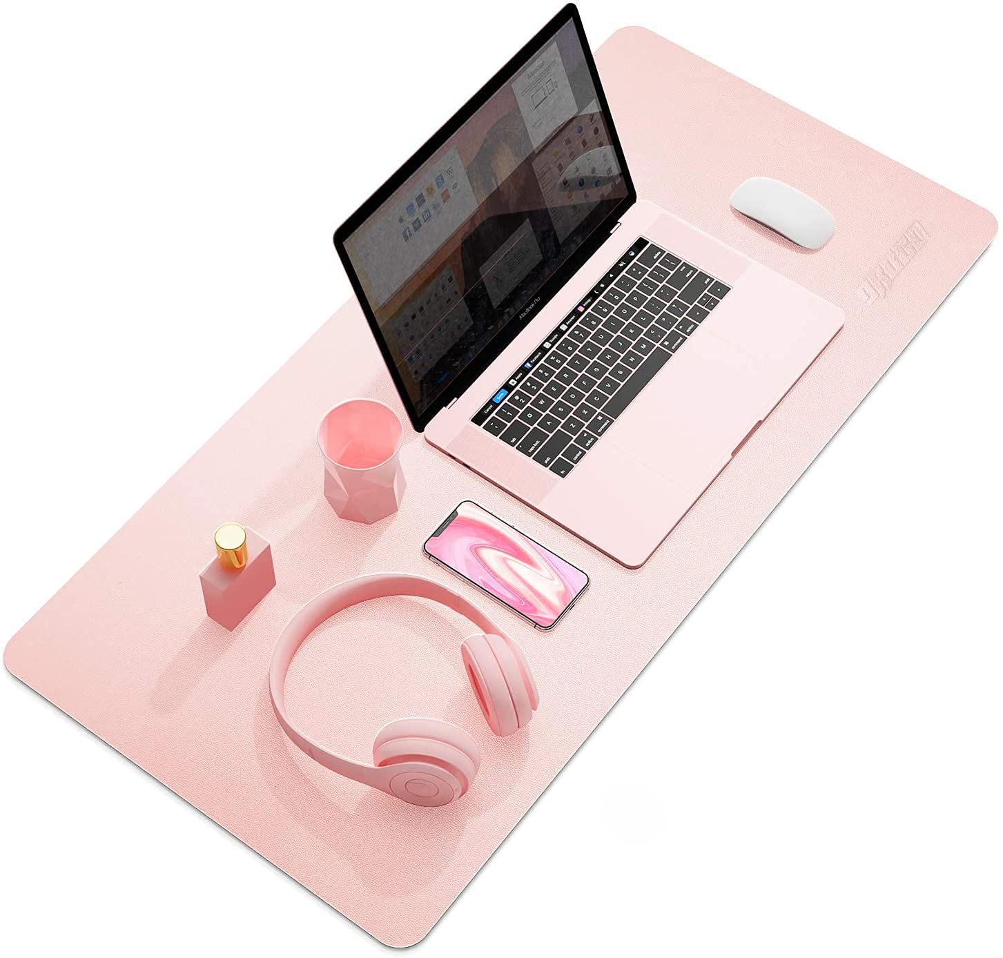 Drogo Dual-Sided Vegan Leather Mouse Pad Desk Mat for Office/Gaming (90x45cm)