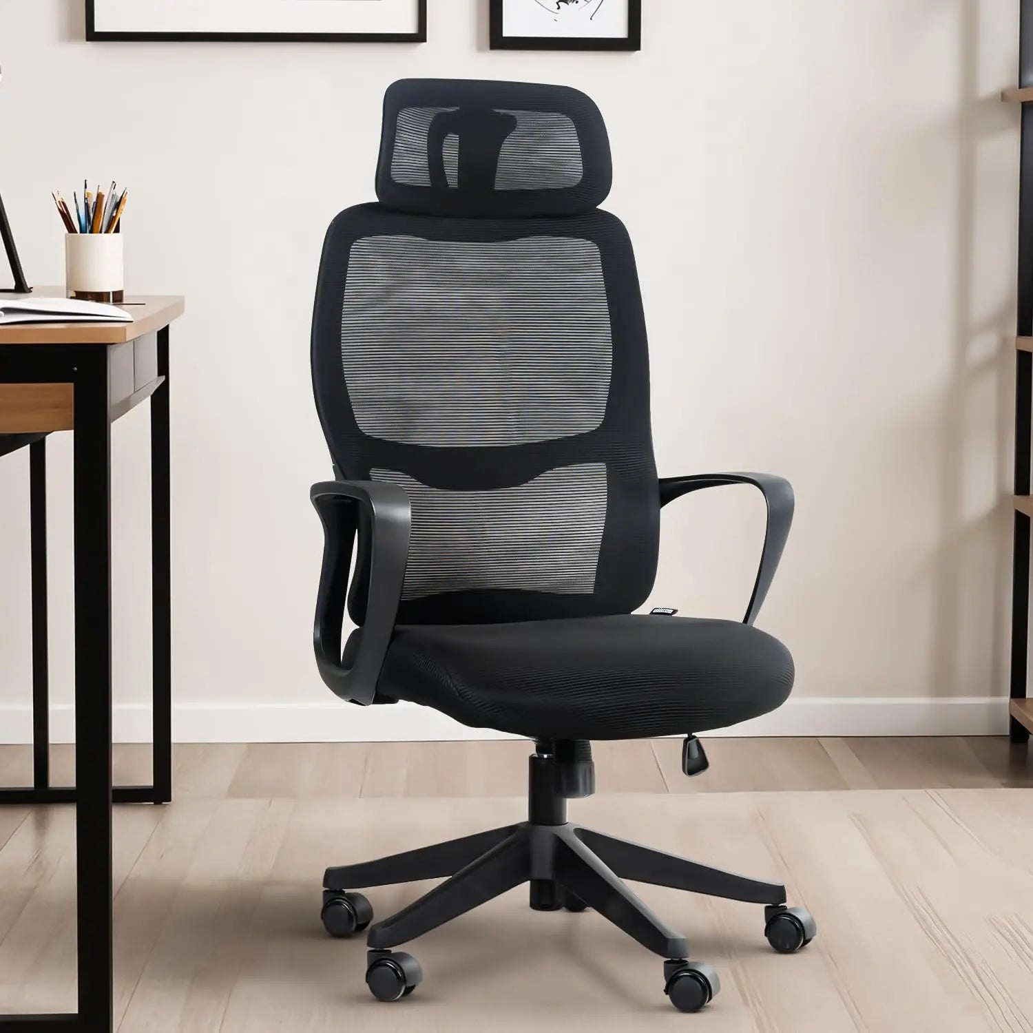 Drogo Ergo Lite Ergonomic Premium Office Chair Armrest, Breathable Mesh, Adjustable Headrest Galaxy Incorporation