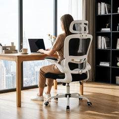 office chair with flip up armrests