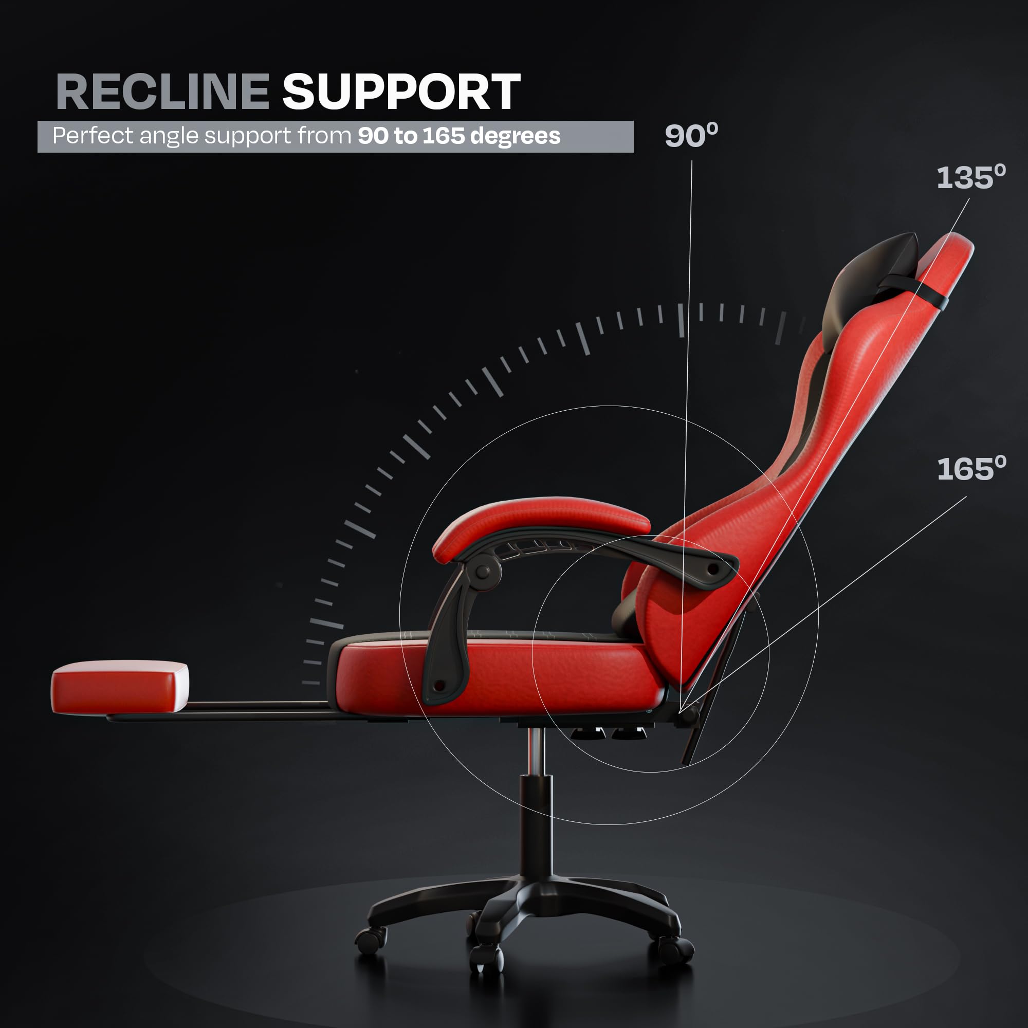 Drogo Aura Ergonomic Gaming Chair with Premium PU Leather Fabric