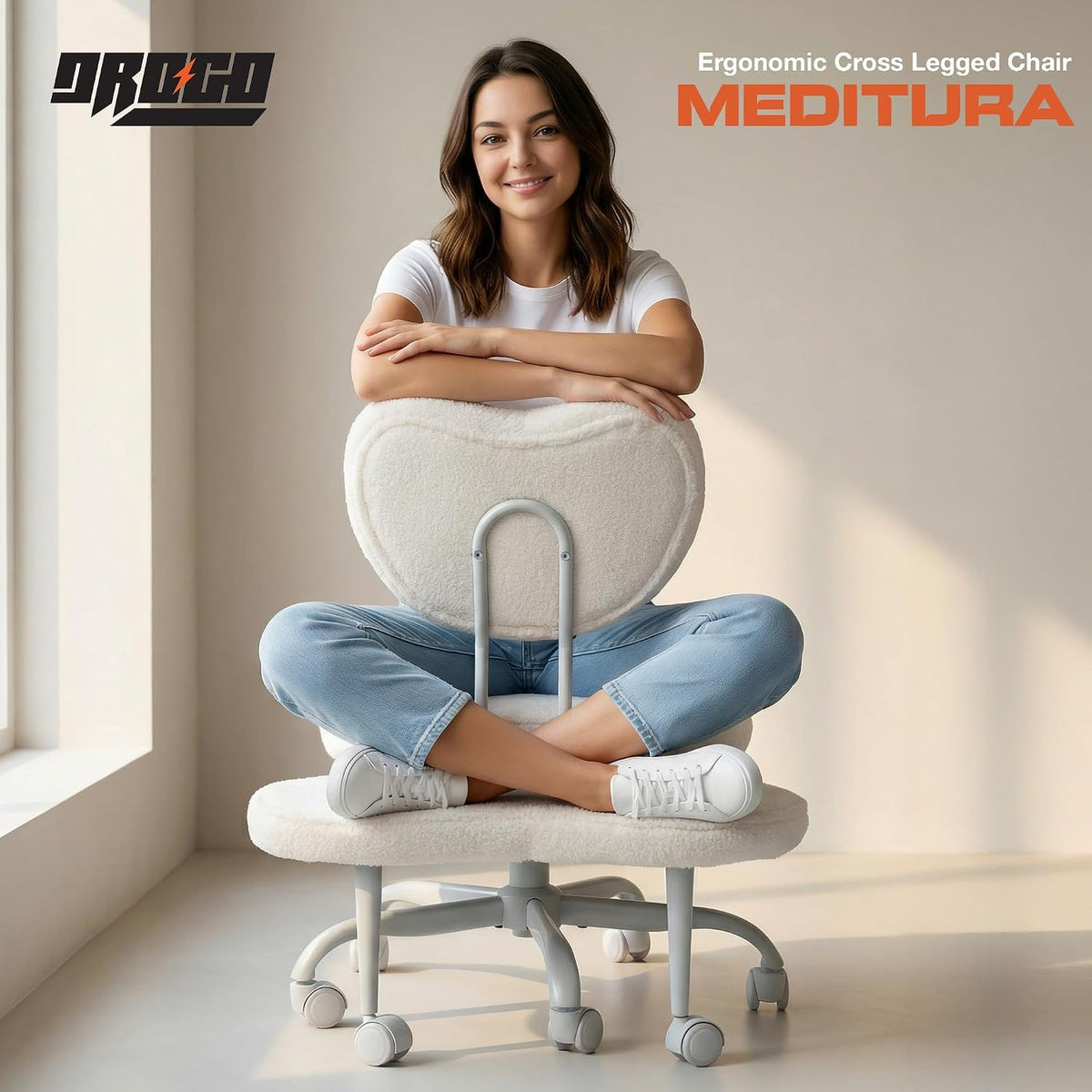 Cross Legged Office Chair