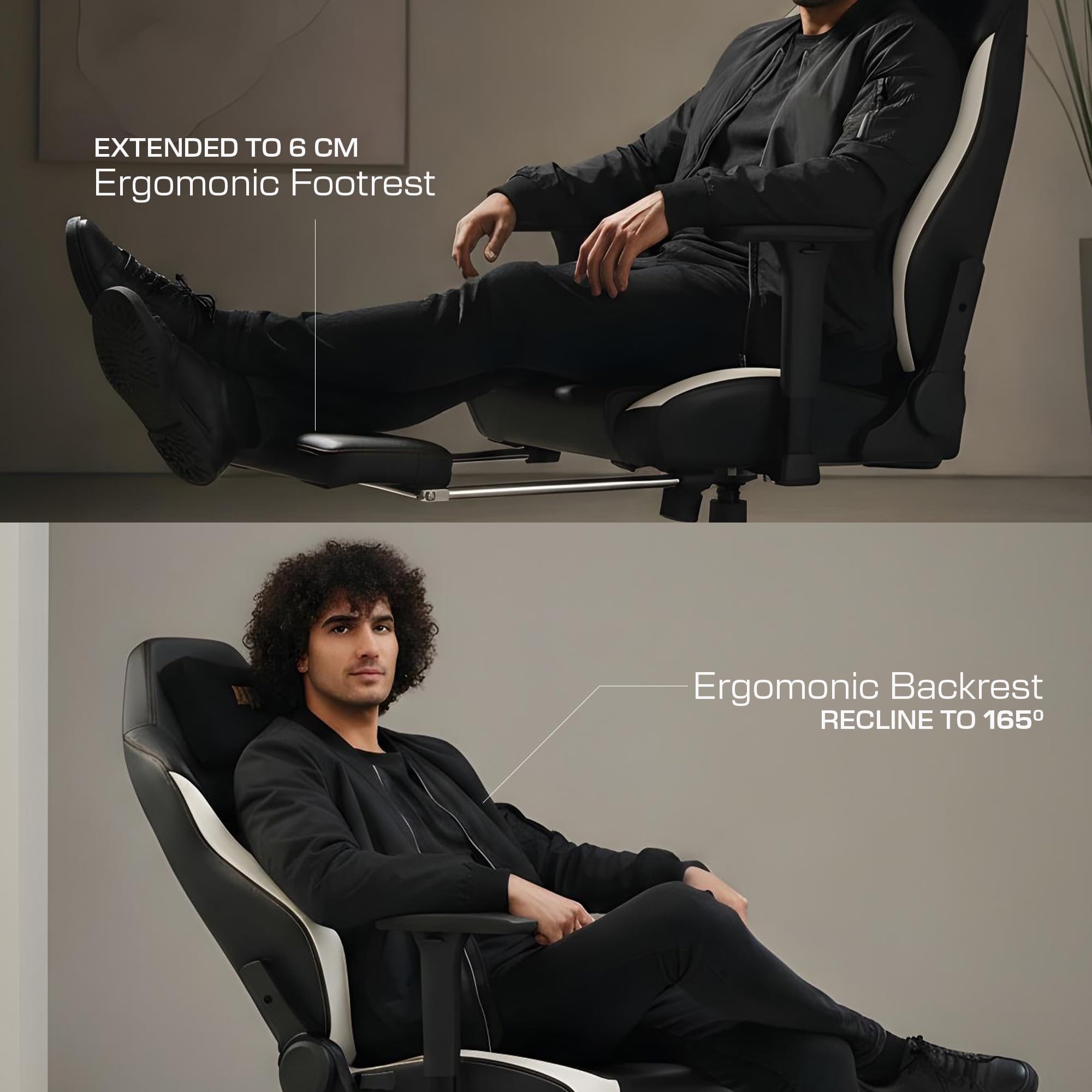 Drogo Titan Leto Ergonomic Gaming Chair with Hybrid Leatherette Fabric