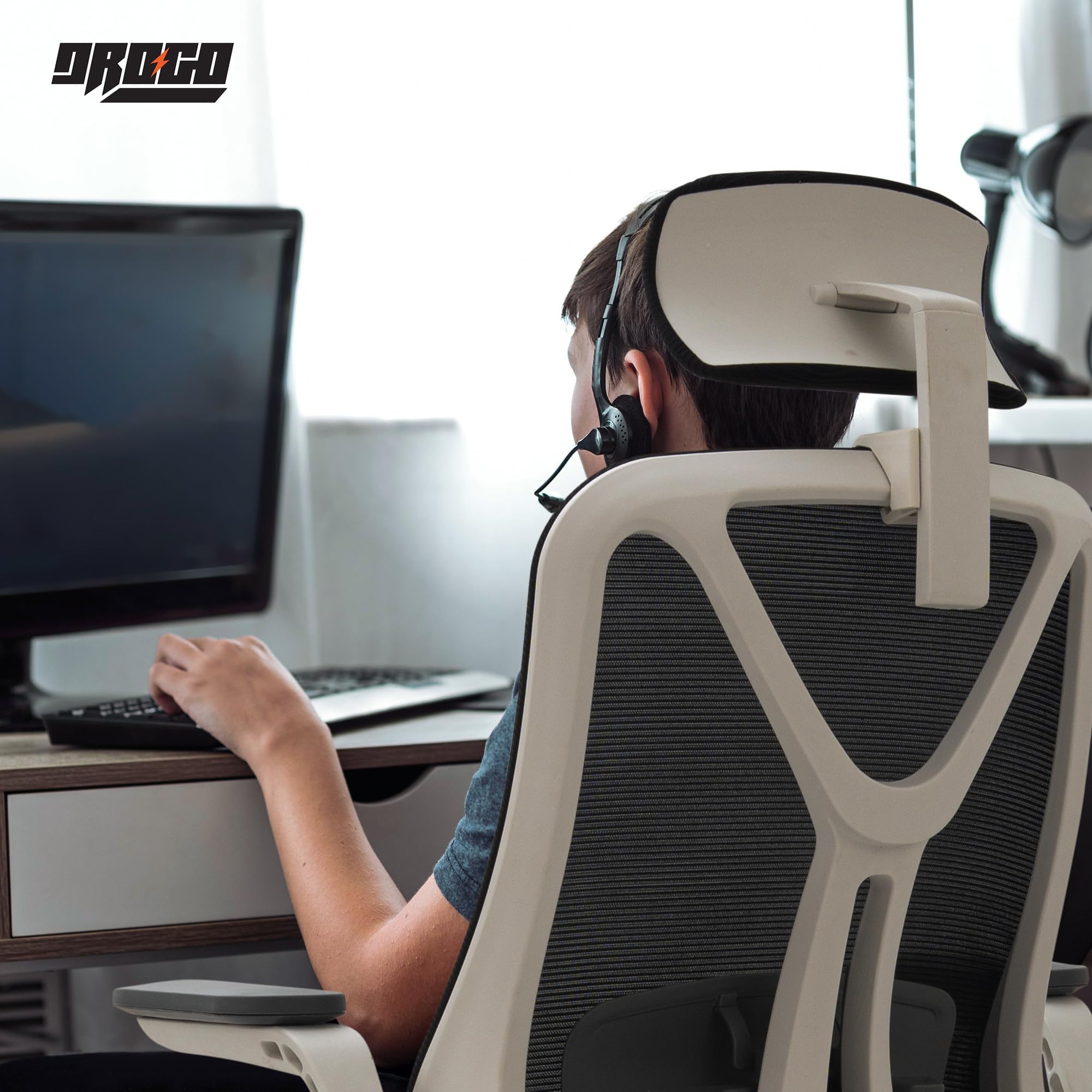 Drogo ComfortFlex Premium Ergonomic Office Chair for Work from Home