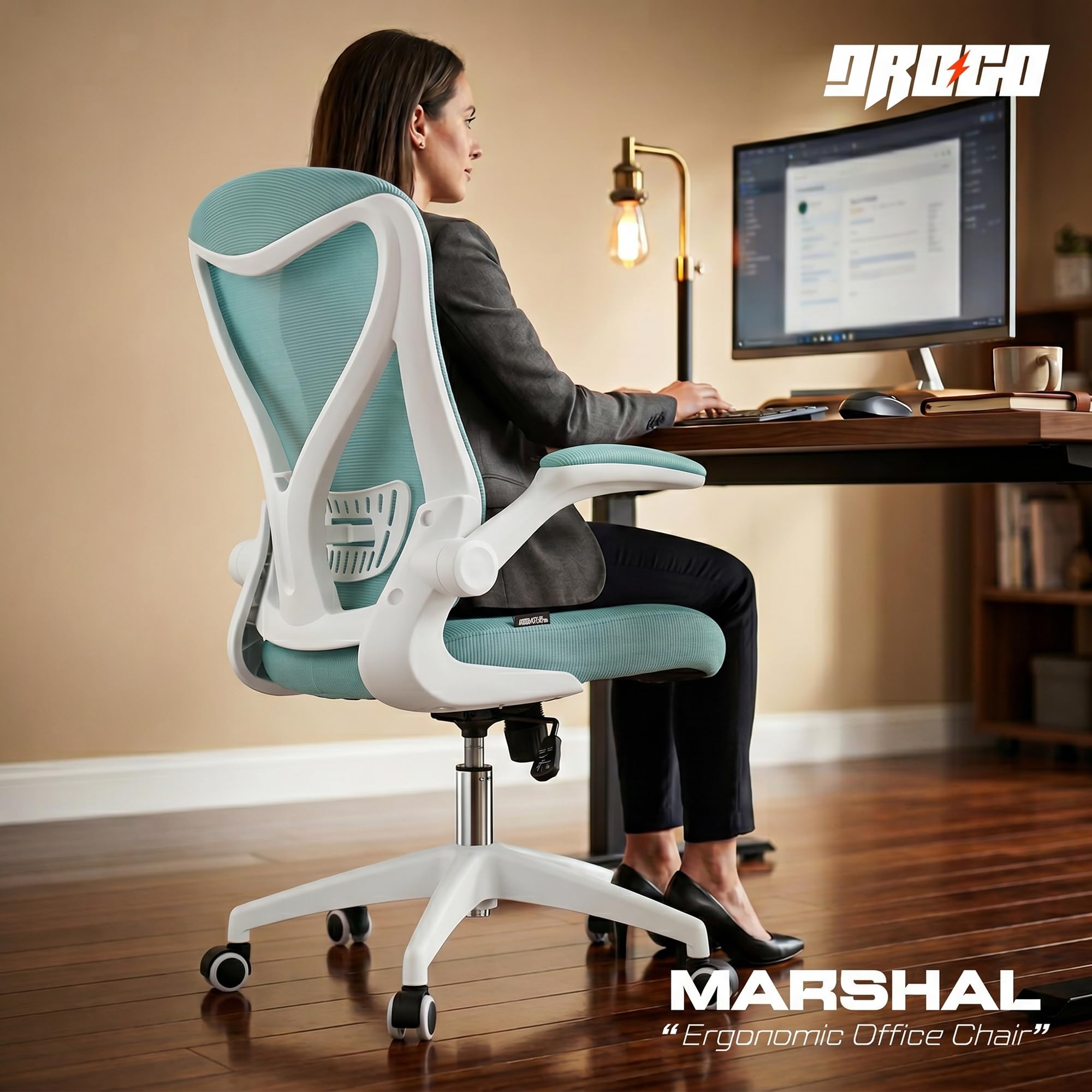 Drogo Marshal Lite Ergonomic Office Chair for Work from Home