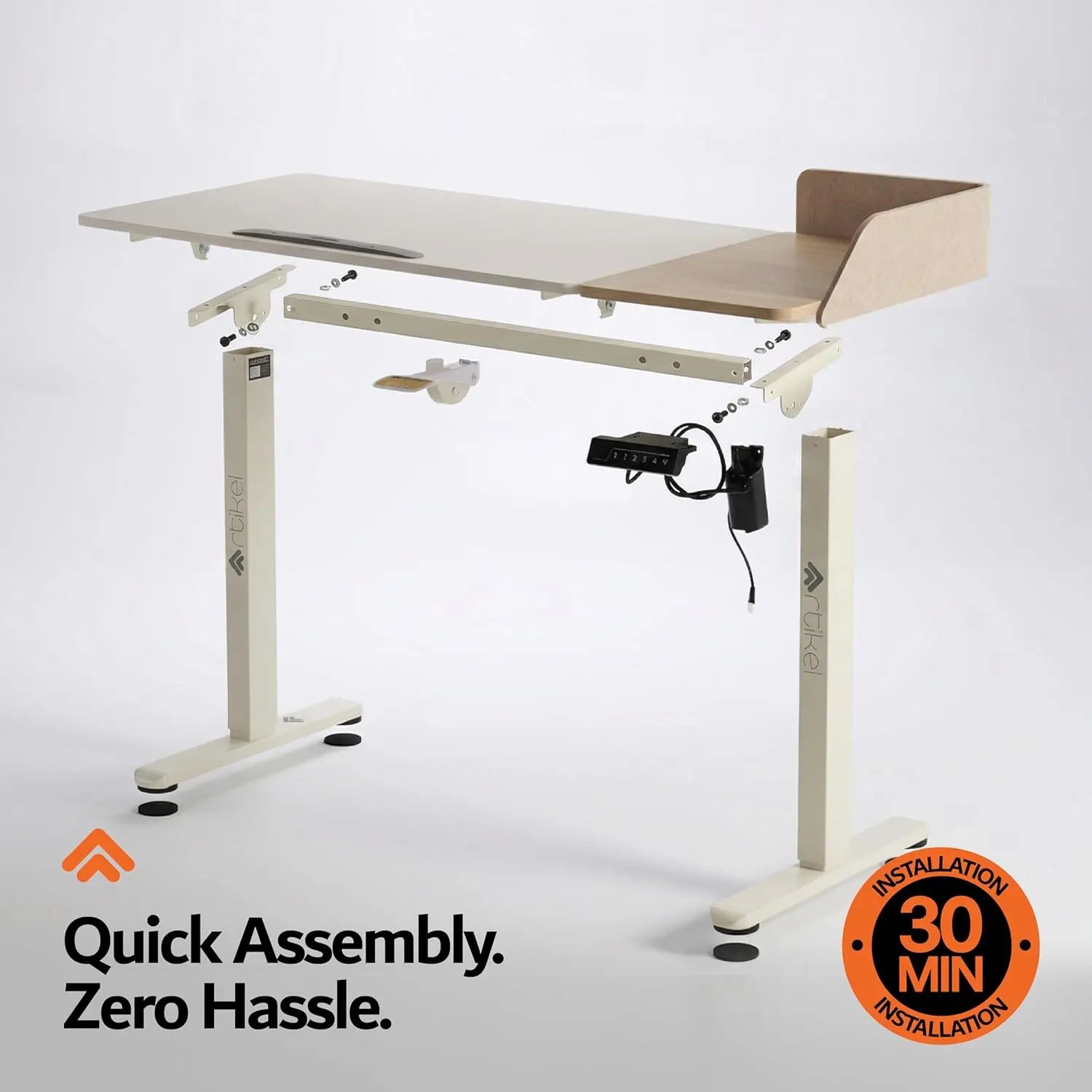 Drogo Axis Height Adjustable Table for Office Work & Home Compact Ergonomic Table (120ร50cm) Drogo India