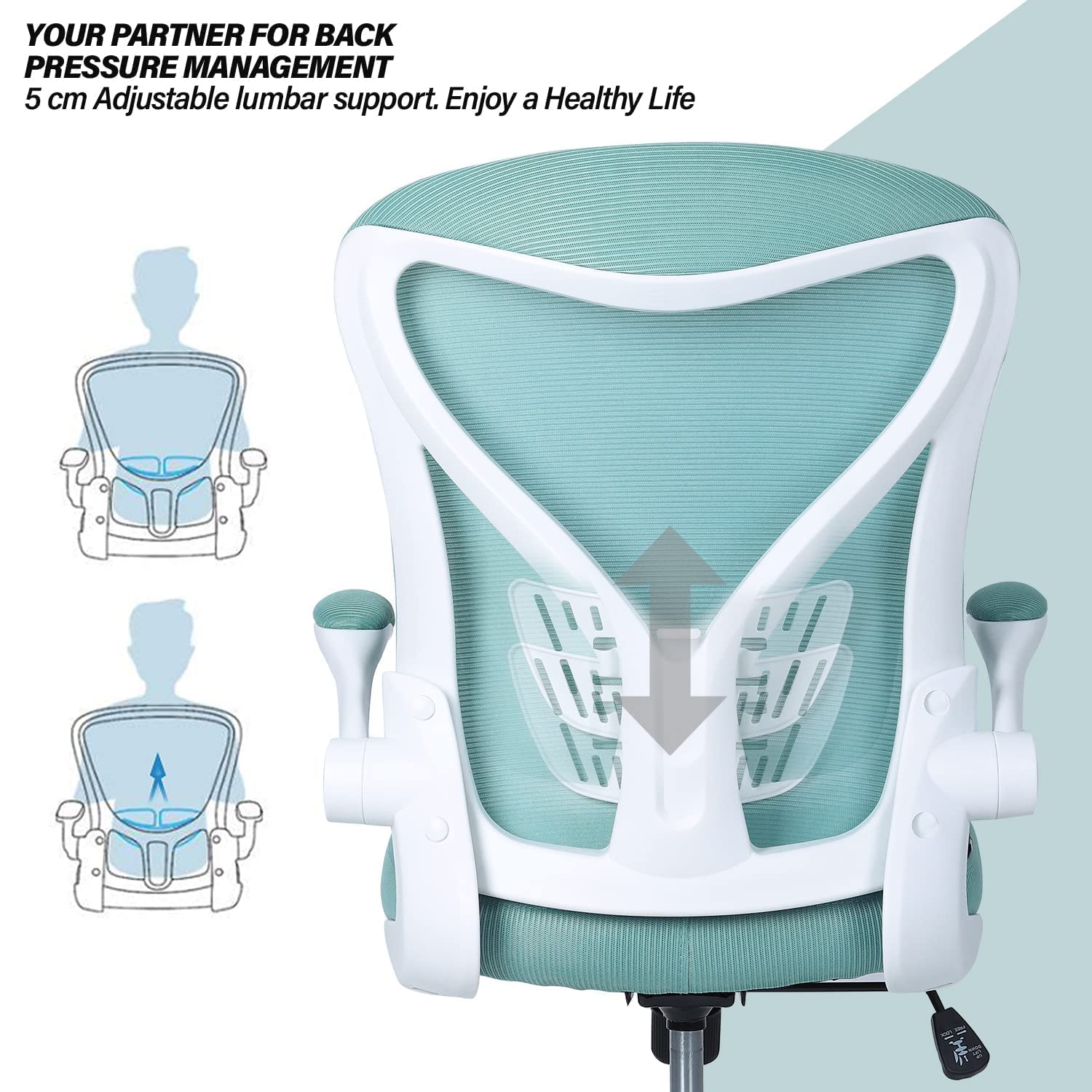 Drogo Marshal Lite Ergonomic Office Chair for Work from Home, High Back Computer Chair