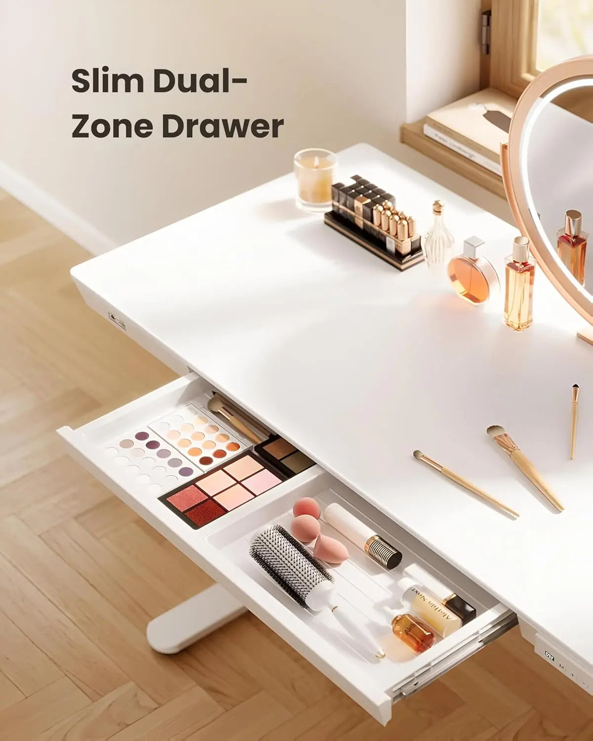 Drogo Artikel Advanced Pro Electric Height Adjustable Desk DIY with 3 Year Warranty Sit Stand Computer Desk 120 X 60 Cm - White Drogo India