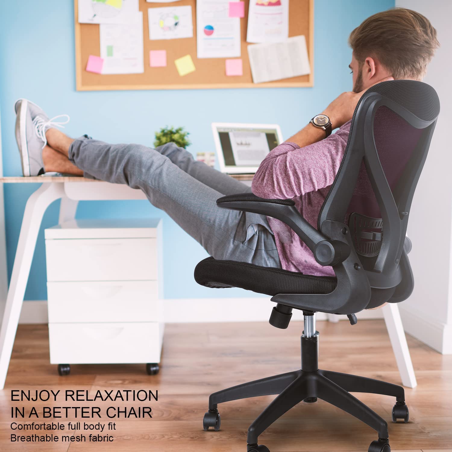 Drogo Marshal Lite Ergonomic Office Chair for Work from Home, High Back Computer Chair