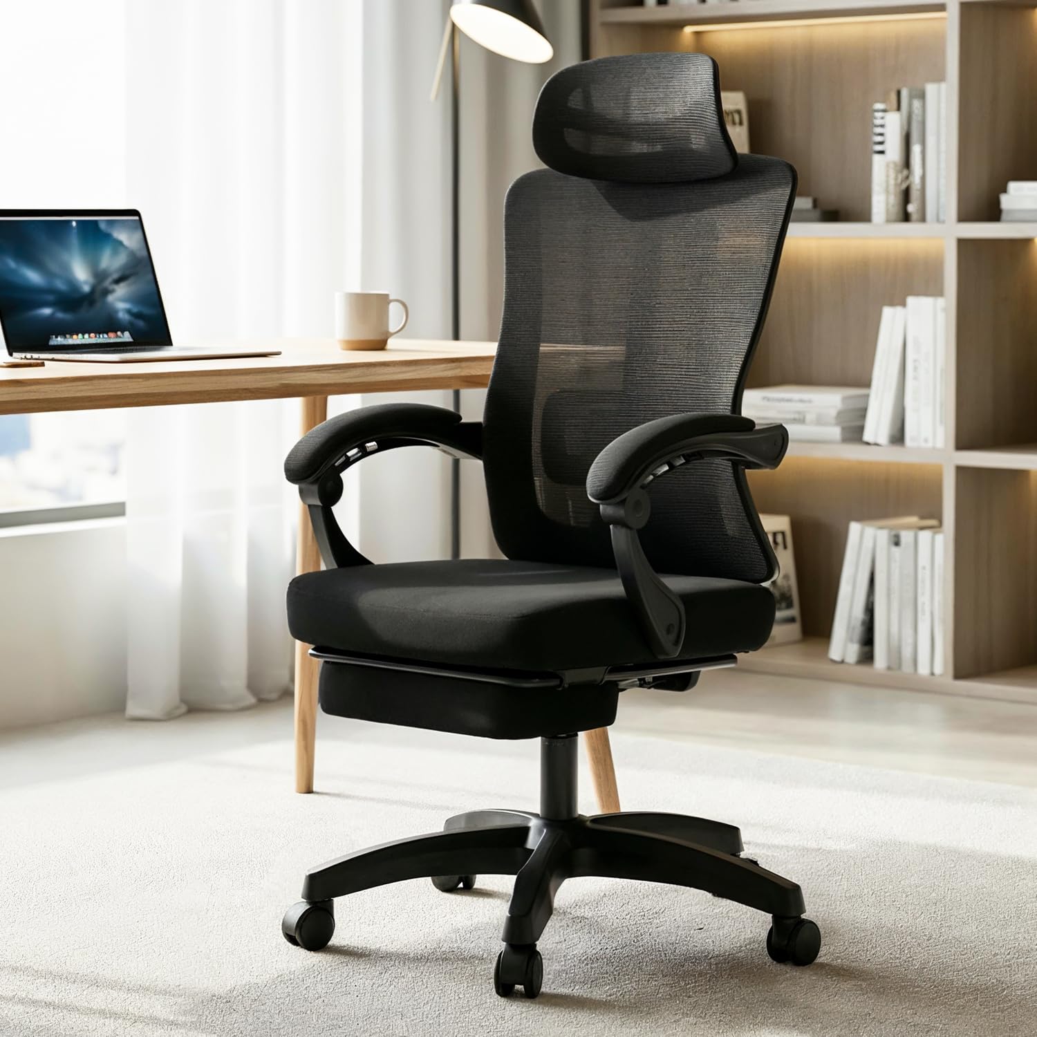 Drogo Flexo Ergonomic Office Chair For Work From Home With Breathable Mesh