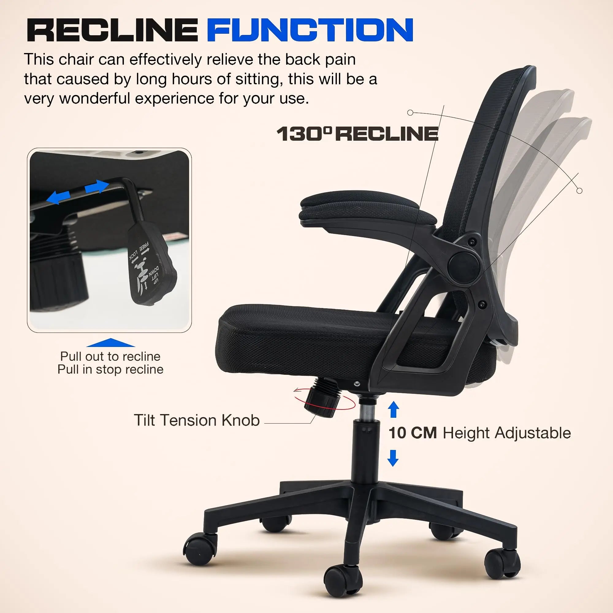 Drogo DynamicWing Ergonomic Computer Chair for Work from Home Galaxy Incorporation