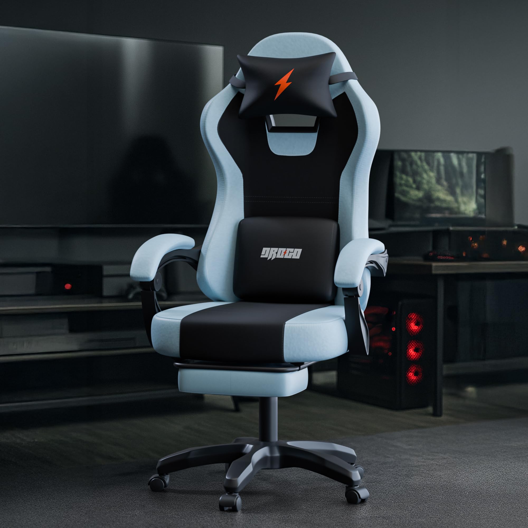 Drogo Aura Ergonomic Gaming Chair with Premium PU Leather Fabric