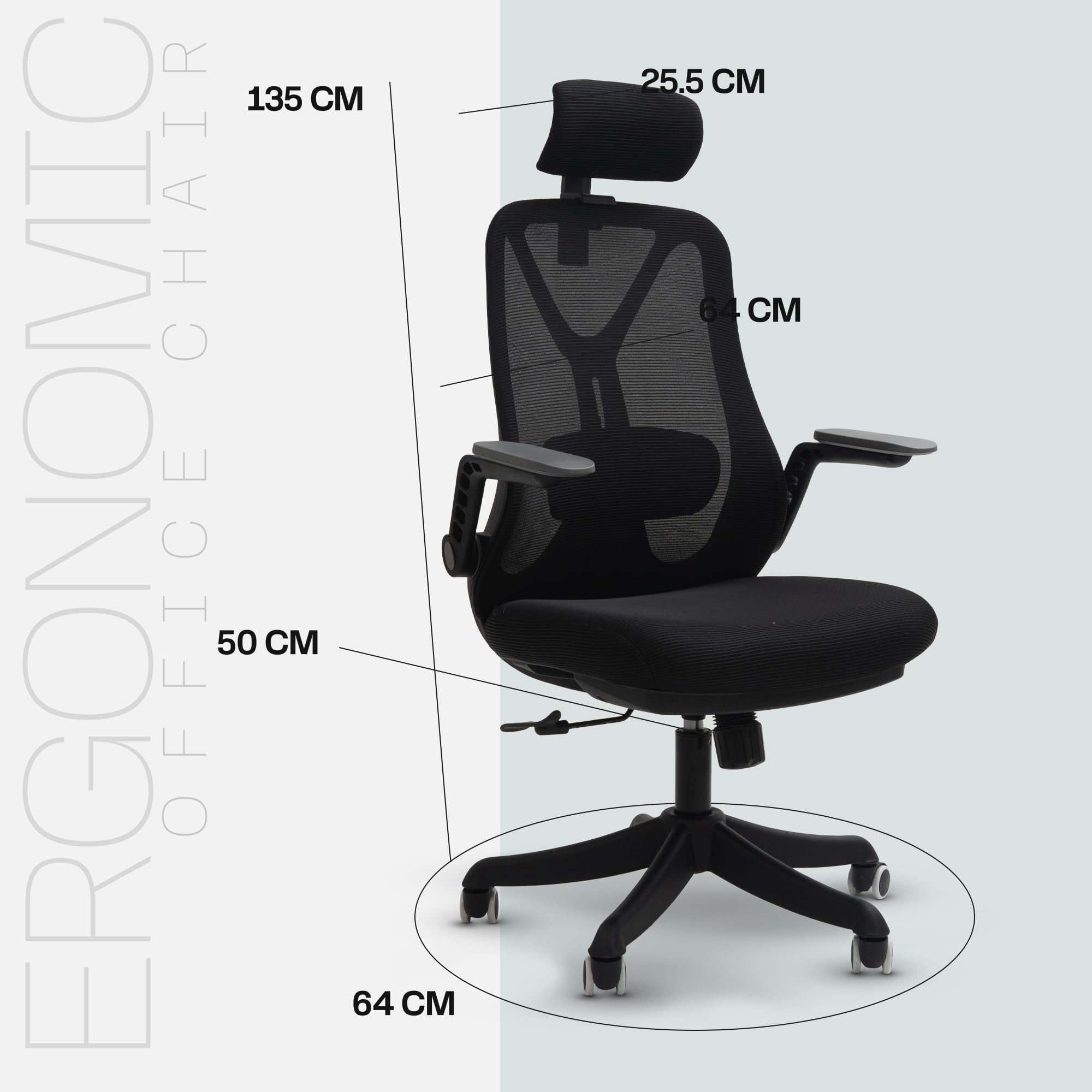 Drogo ComfortFlex Premium Ergonomic Office Chair for Work from Home