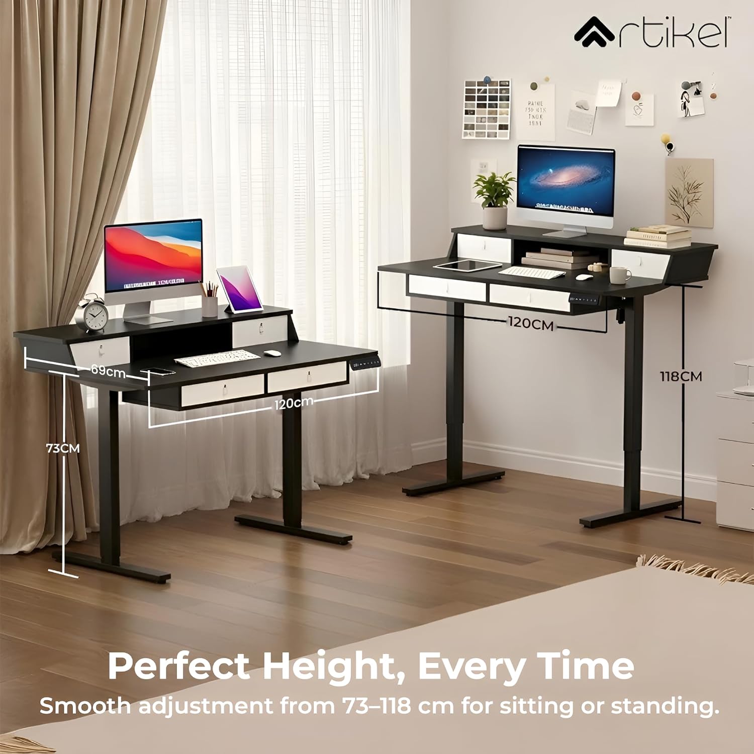 Drogo Valor Electric Height Adjustable Standing Desk Drogo