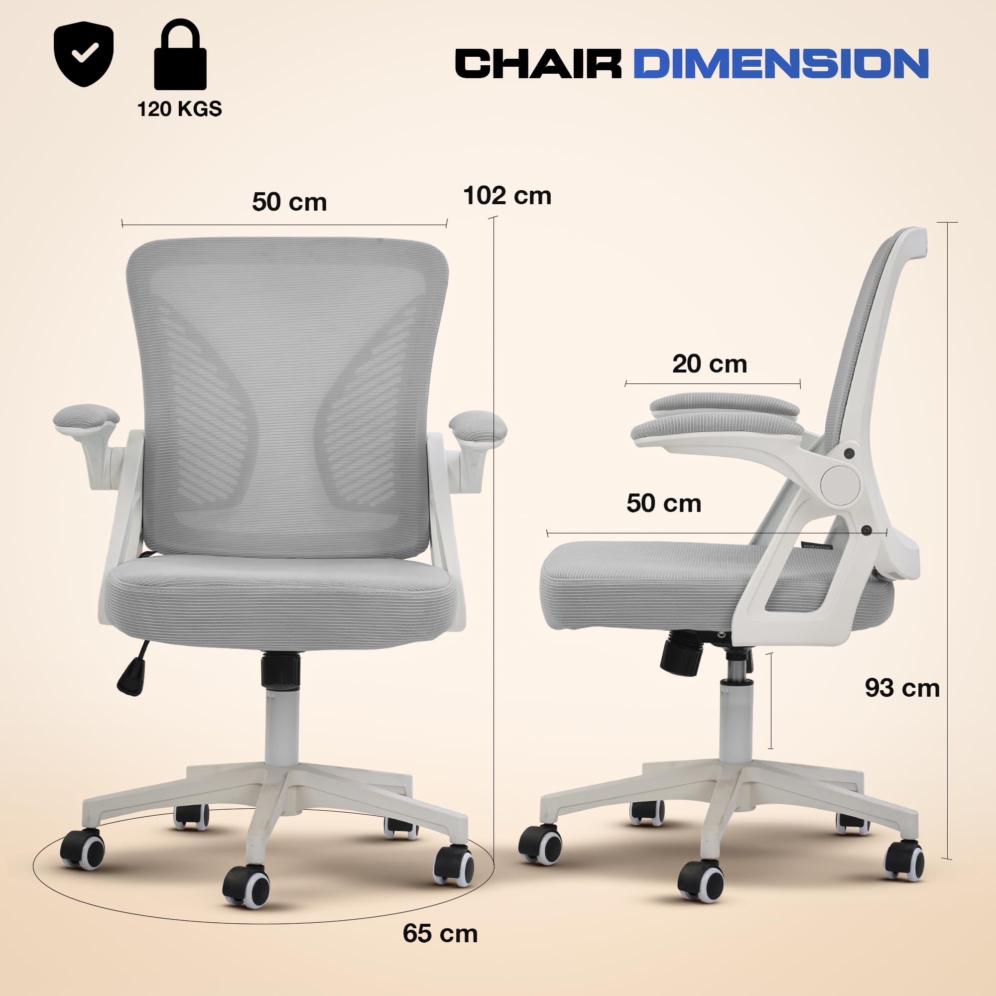 Drogo DynamicWing Ergonomic Office Chair for Work from Home