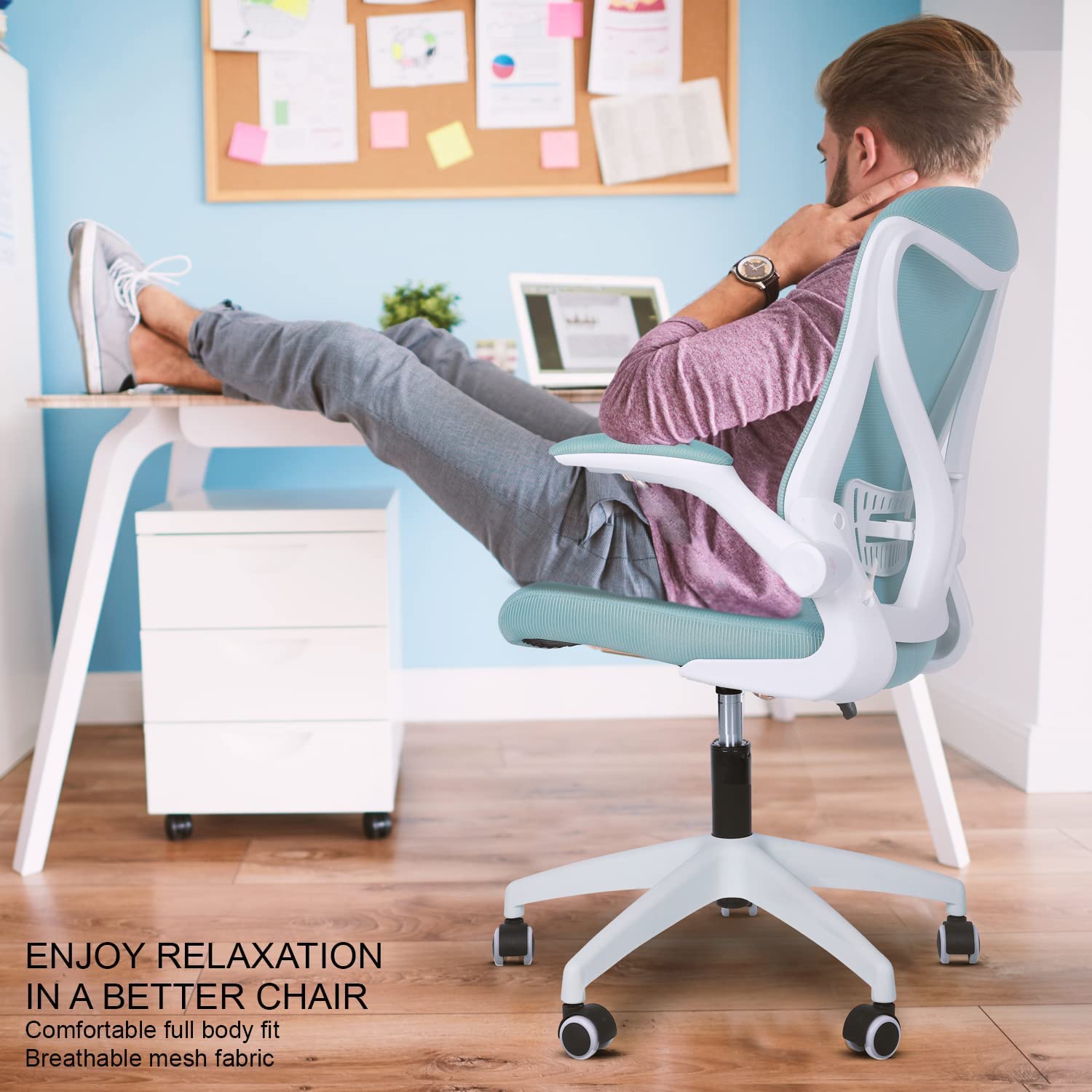 Drogo Marshal Lite Ergonomic Office Chair for Work from Home, High Back Computer Chair